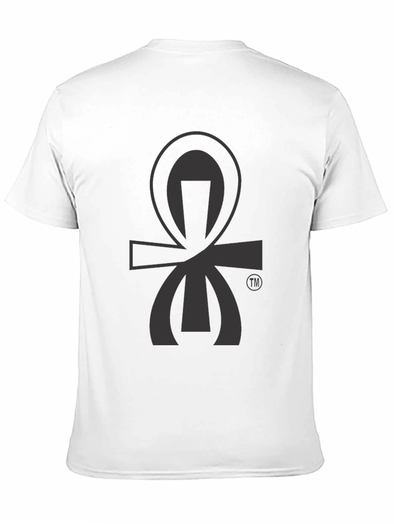 Black Graphic Tee - Unique Symbol Design