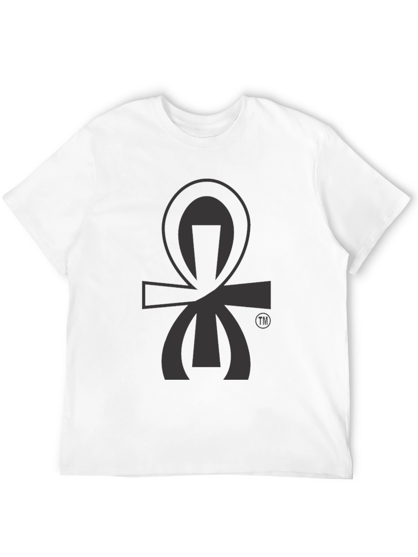 Black Graphic Tee - Unique Symbol Design