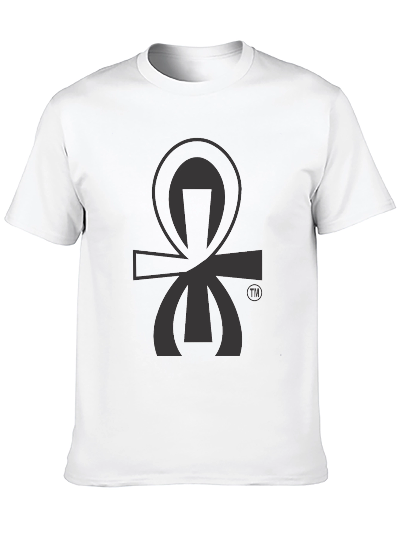 Black Graphic Tee - Unique Symbol Design