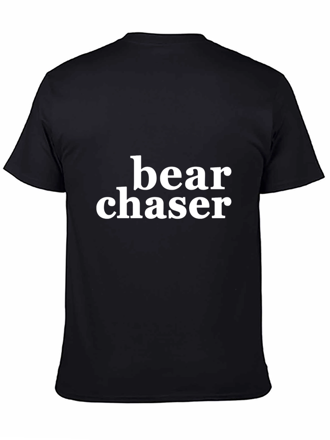 Bear Chaser Graphic T-Shirt - Black