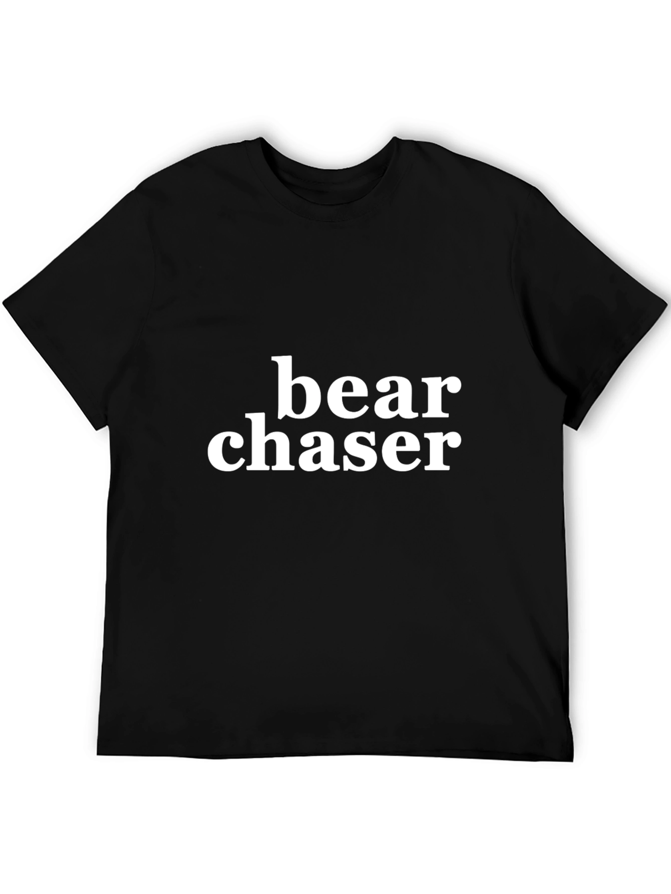 Bear Chaser Graphic T-Shirt - Black