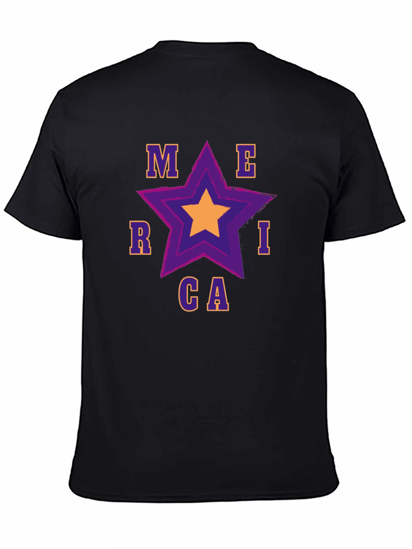 Merica Star Graphic Tee - Patriotic Pride