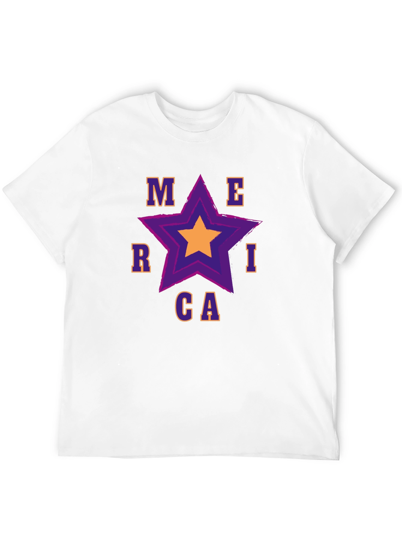 Merica Star Graphic Tee - Patriotic Pride