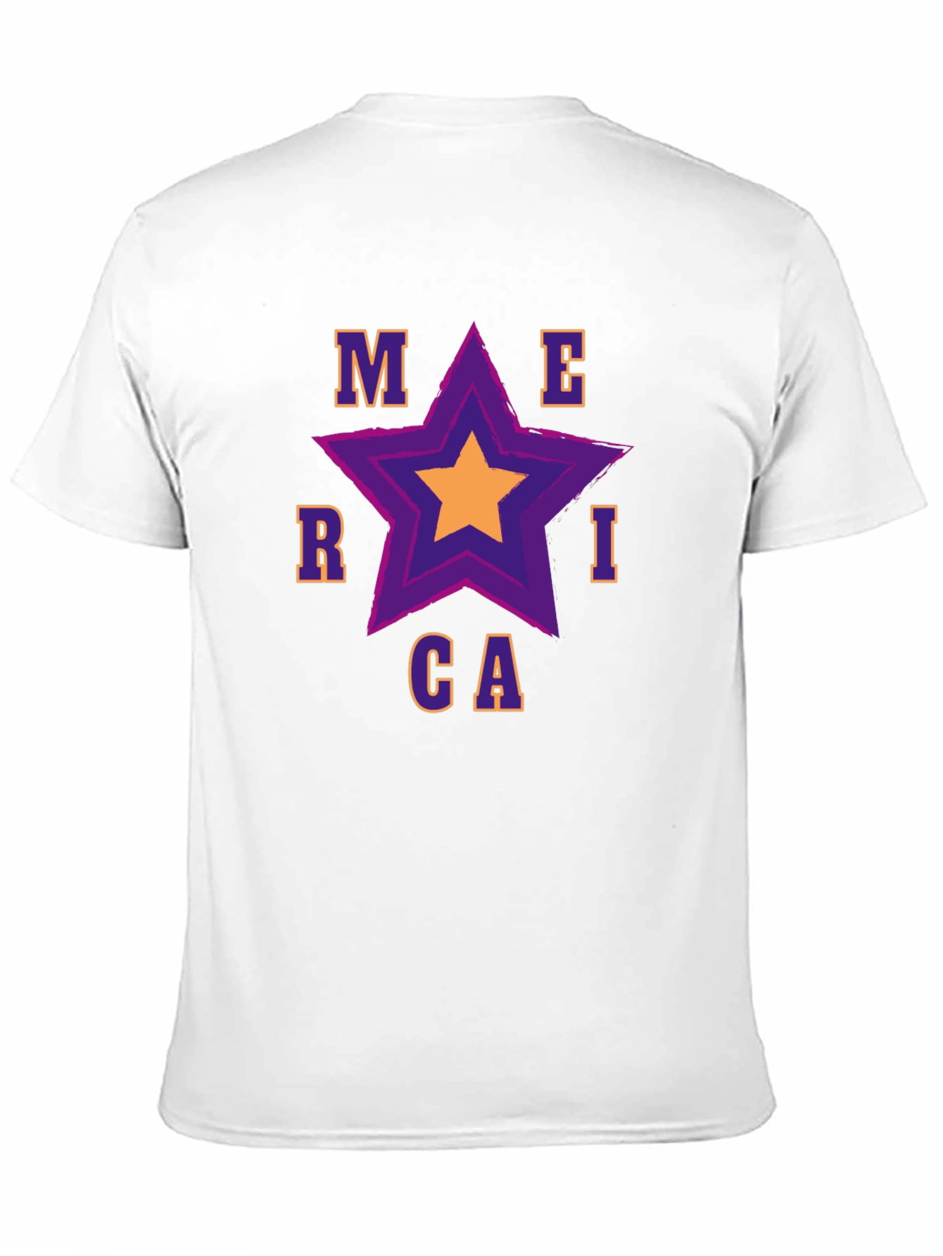 Merica Star Graphic Tee - Patriotic Pride