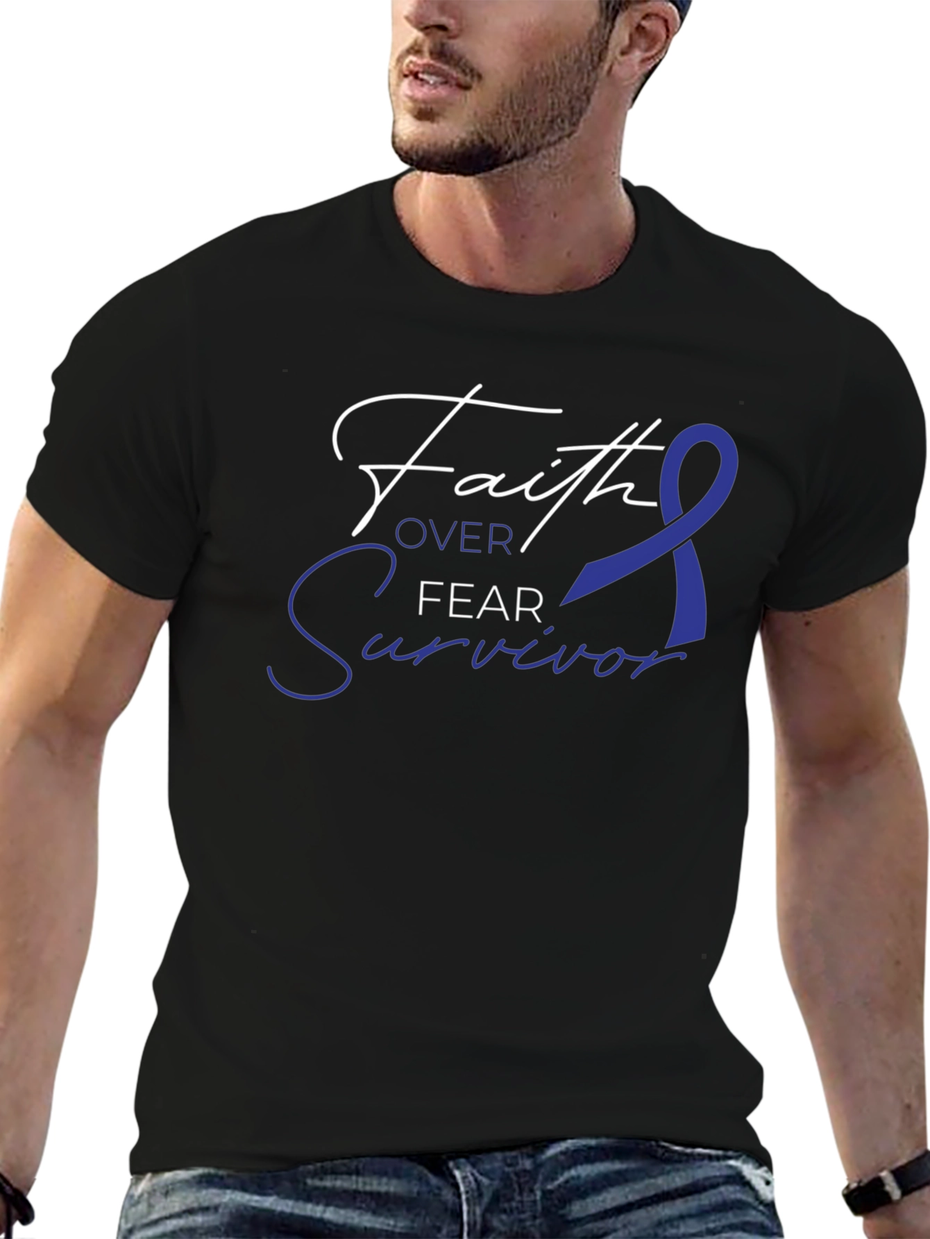 Faith Over Fear Survivor Graphic Tee