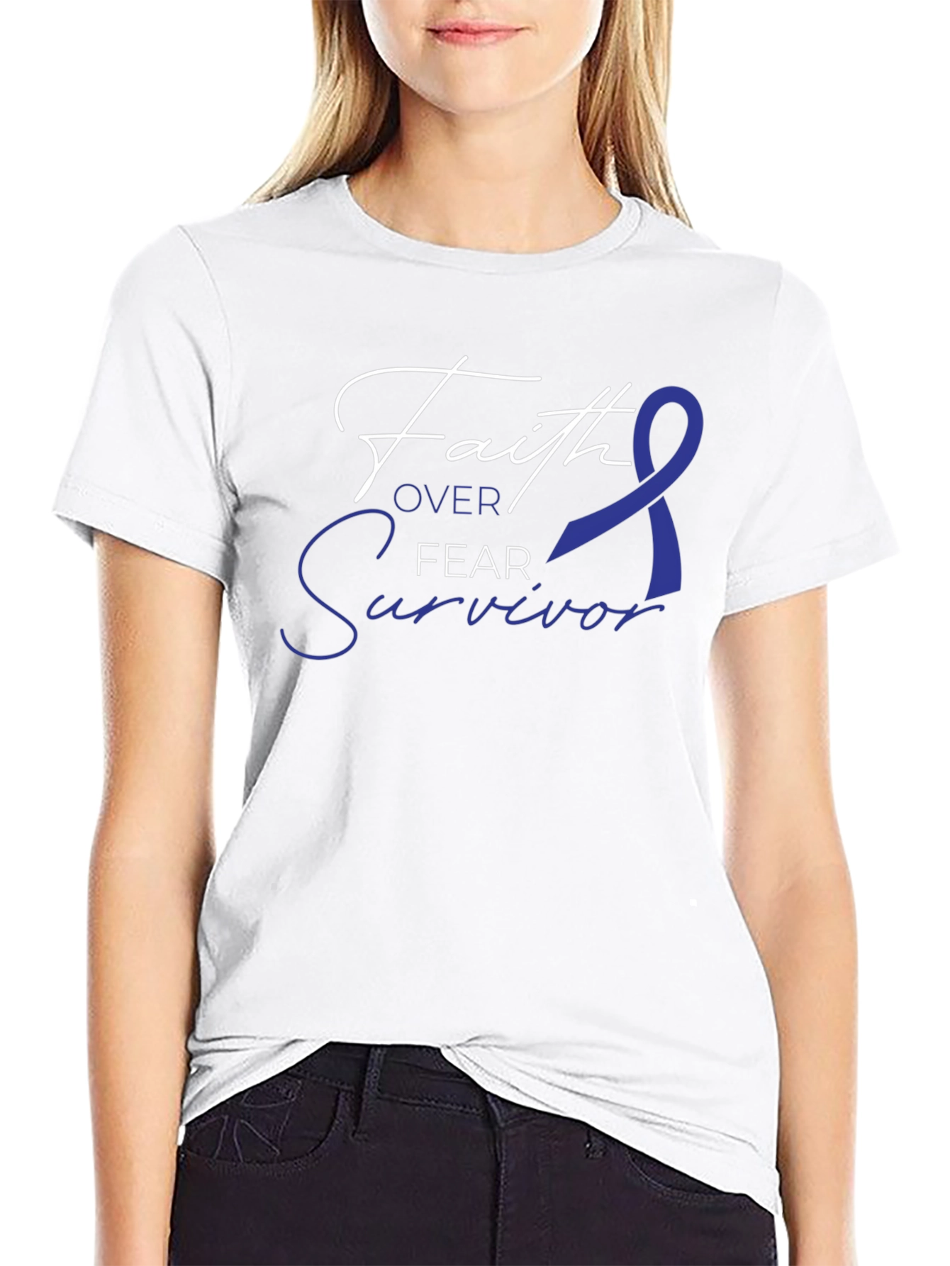 Faith Over Fear Survivor Graphic Tee