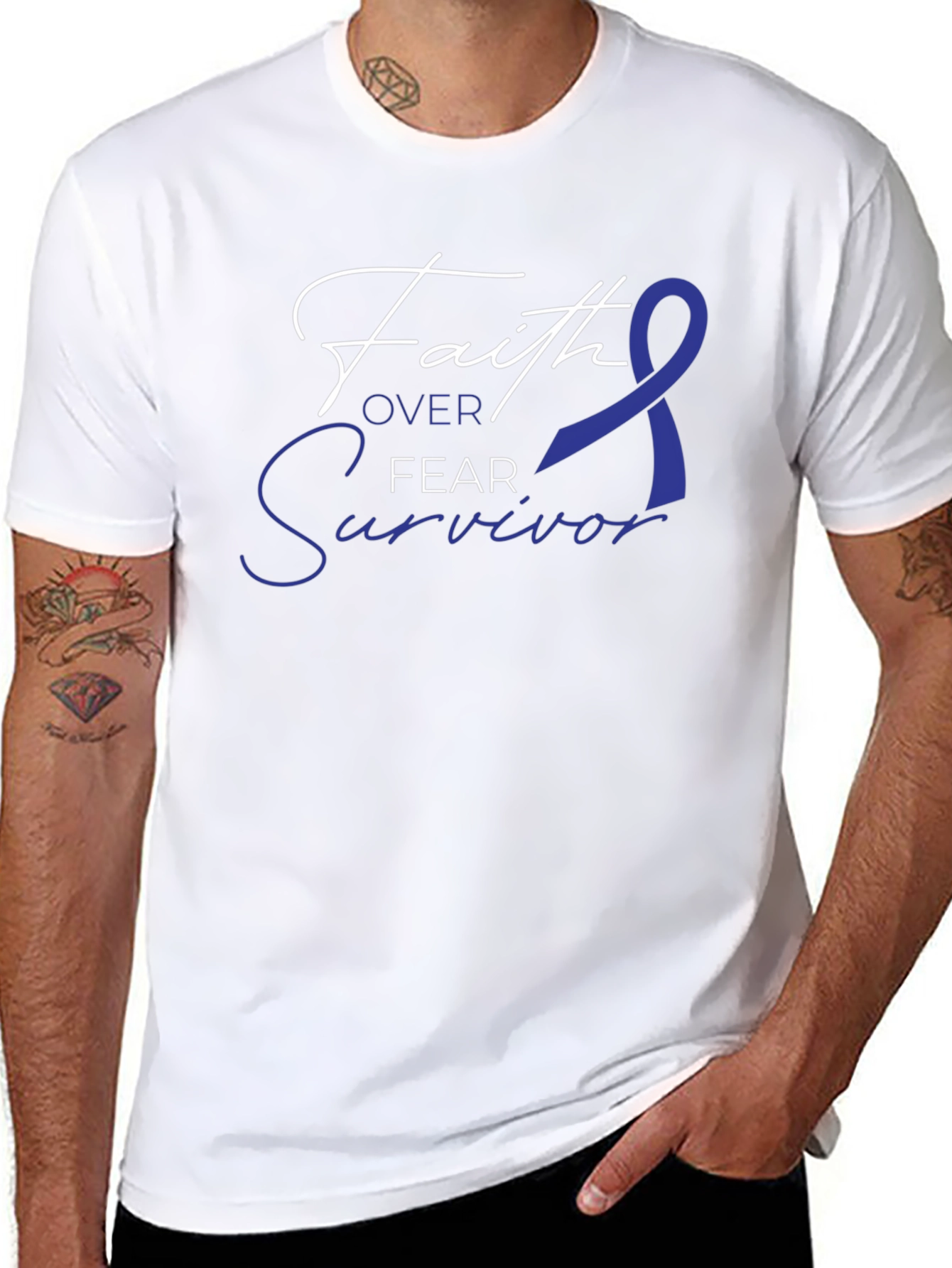 Faith Over Fear Survivor Graphic Tee