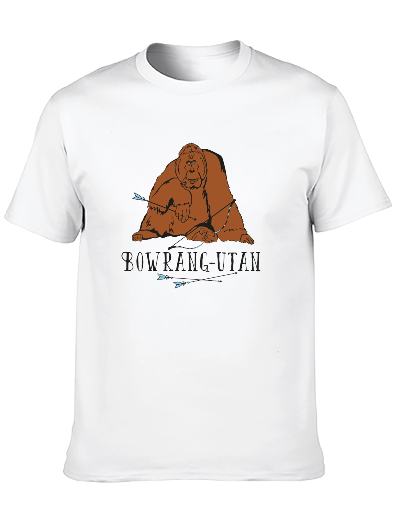 Orangutan Graphic Tee - Black