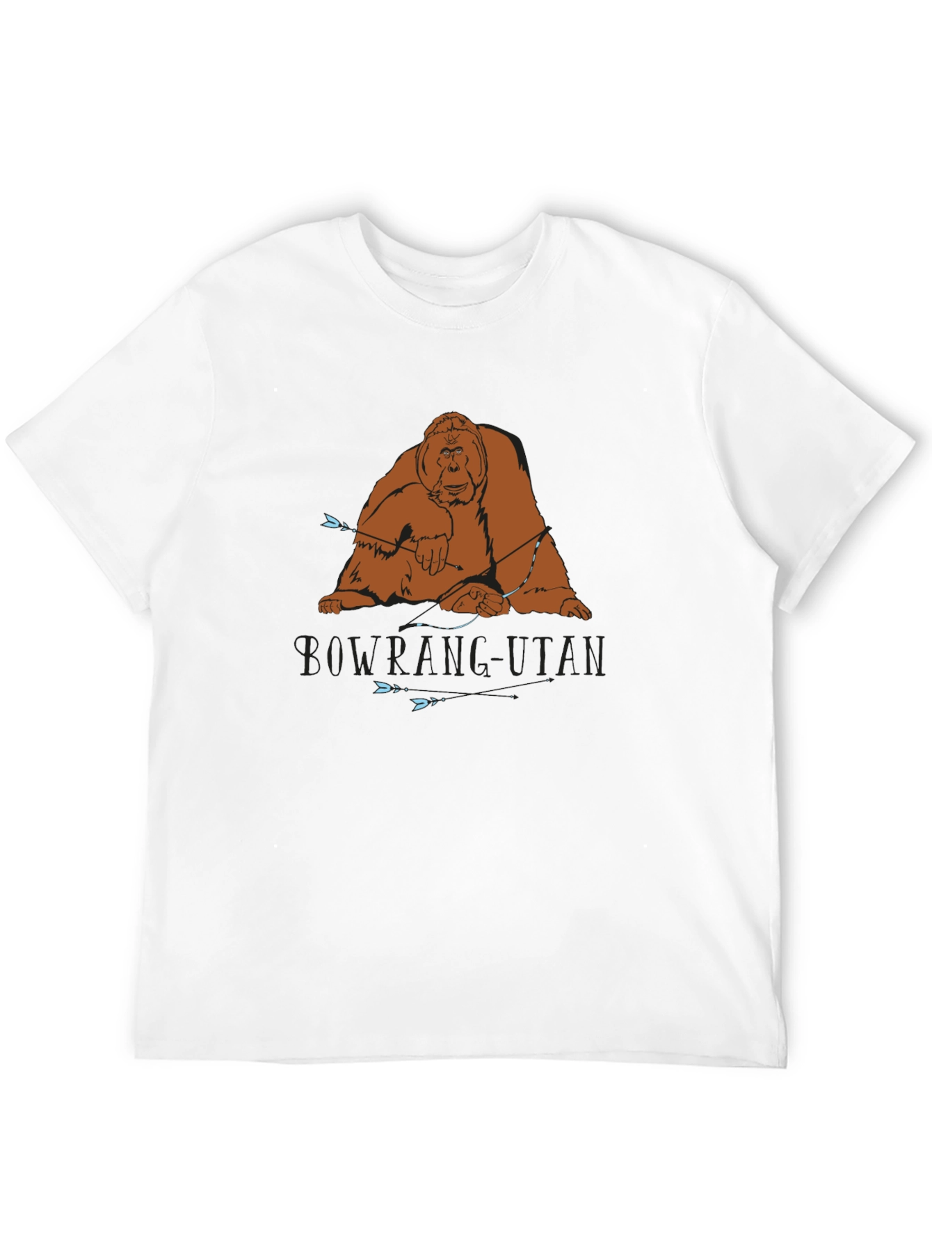 Orangutan Graphic Tee - Black