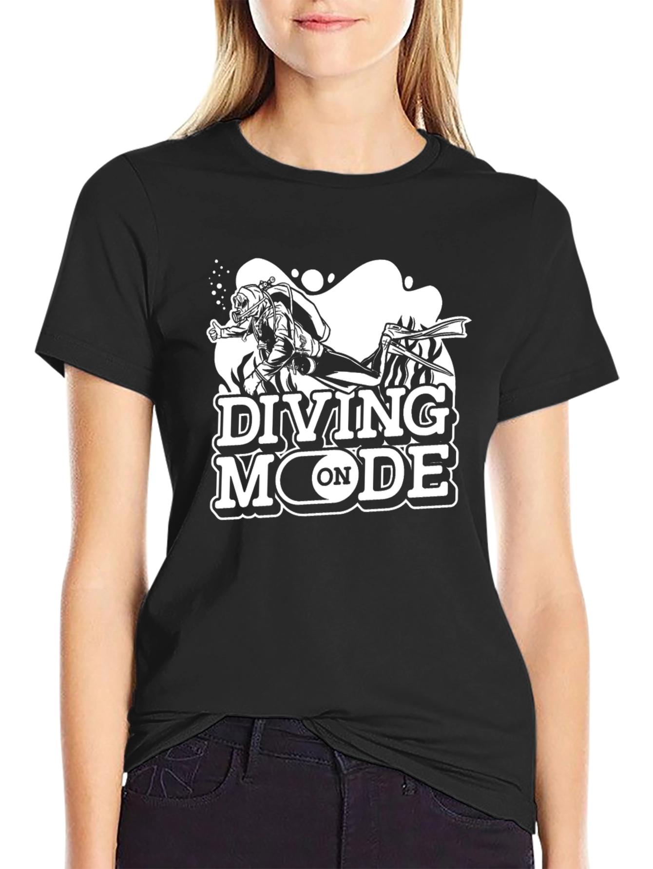 Diving Mode On Graphic Tee