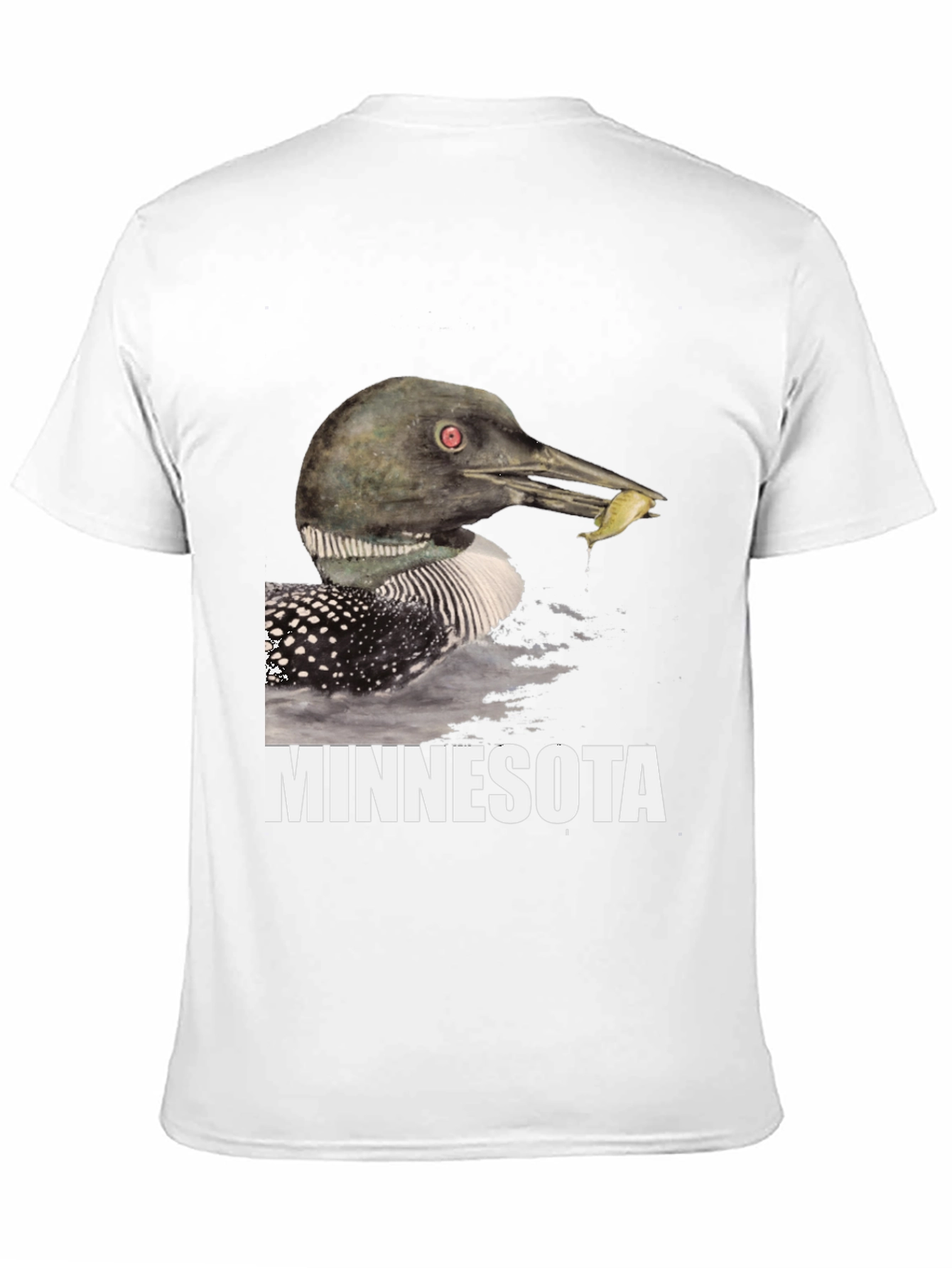 Minnesota Loon Graphic T-Shirt - Black