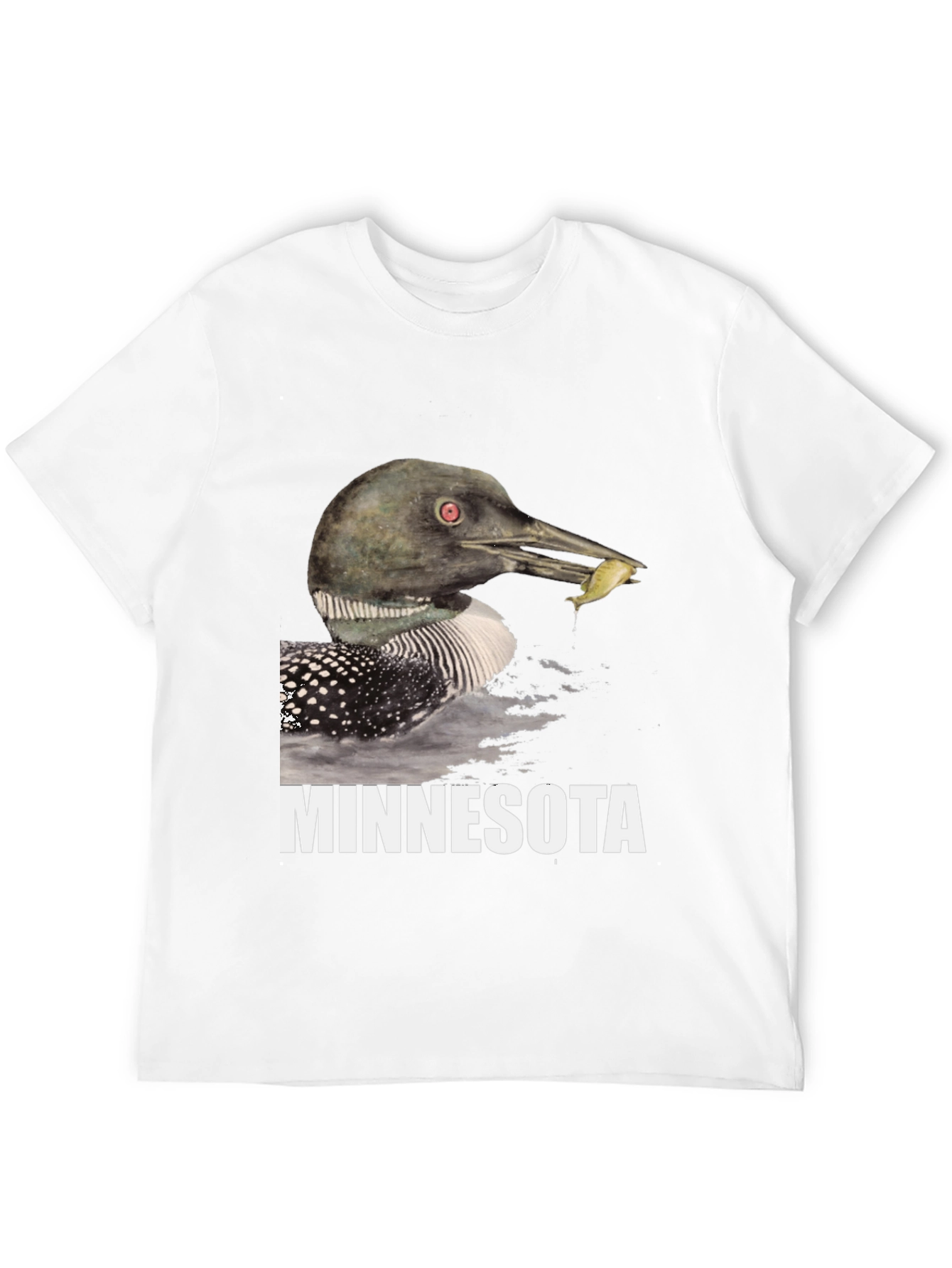 Minnesota Loon Graphic T-Shirt - Black