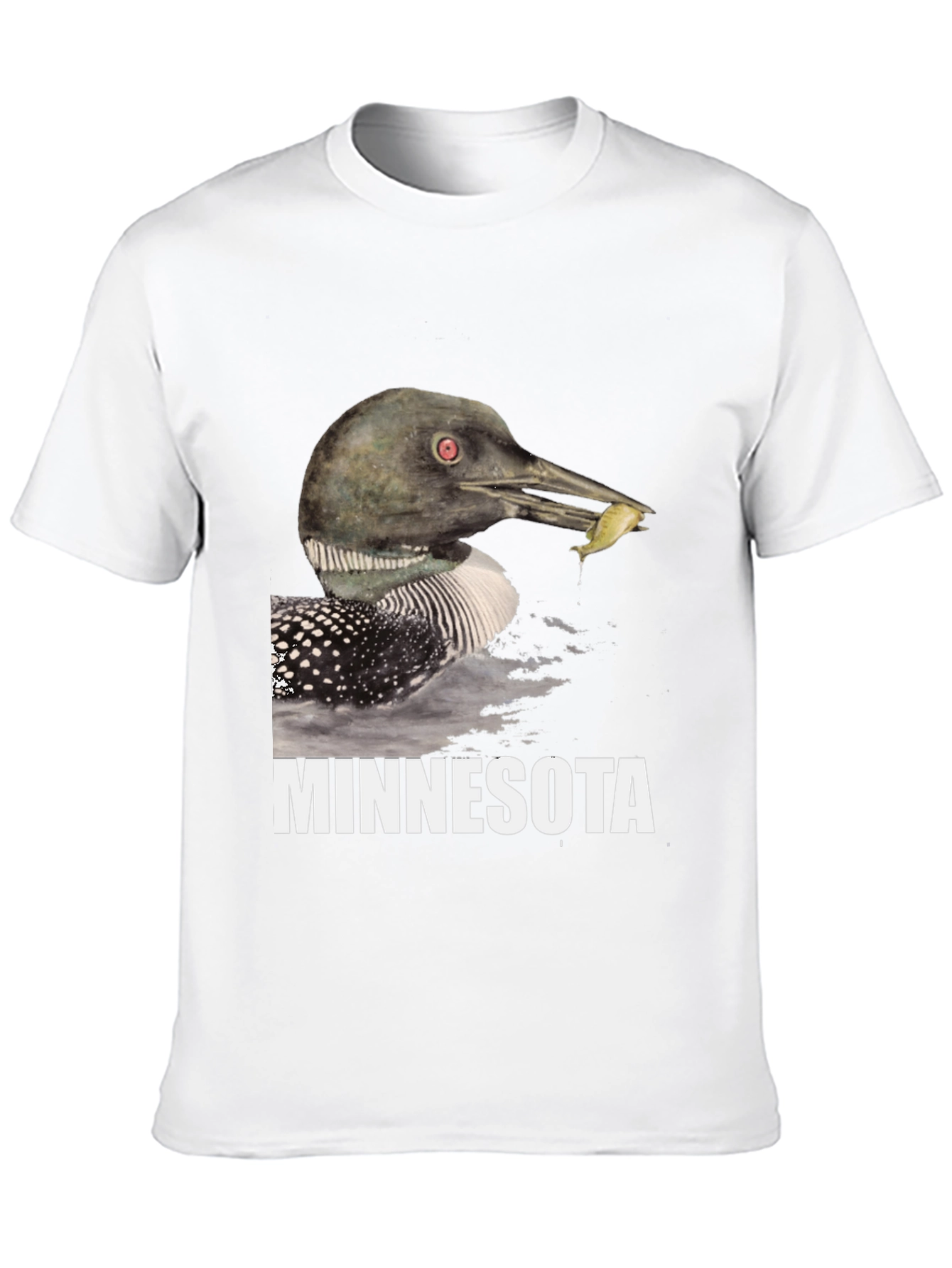 Minnesota Loon Graphic T-Shirt - Black