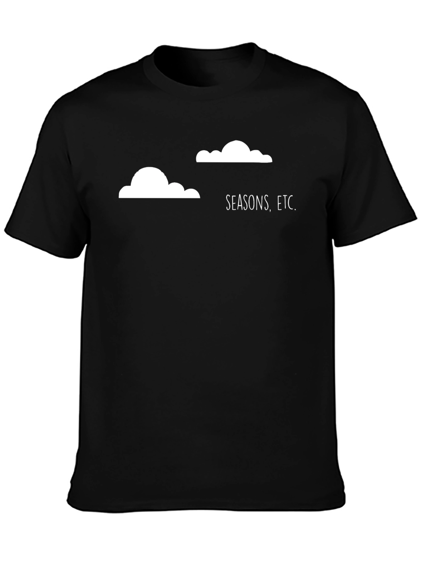 Seasons Etc. Graphic Tee - Black