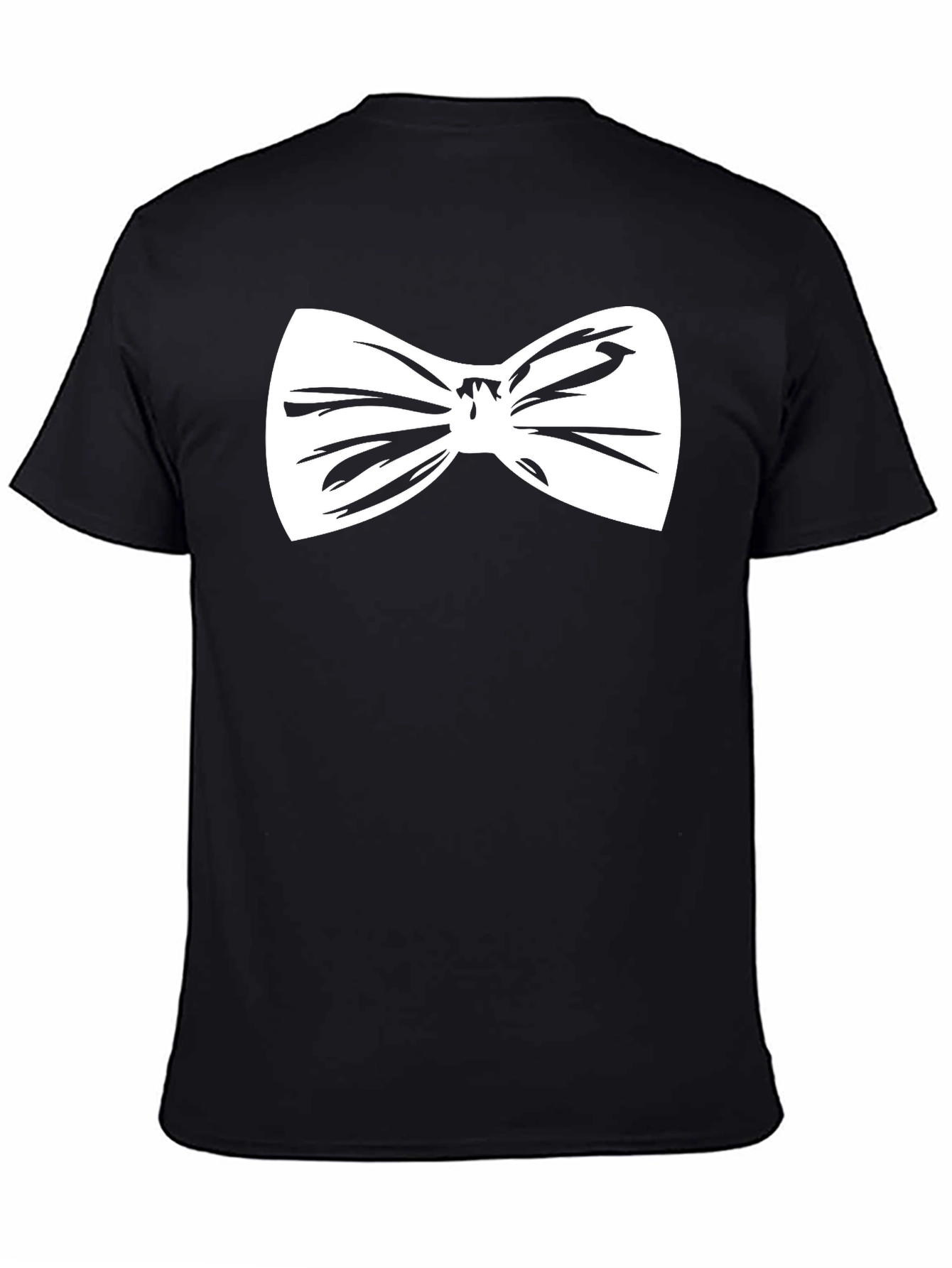Bow Tie Graphic Tee - Black