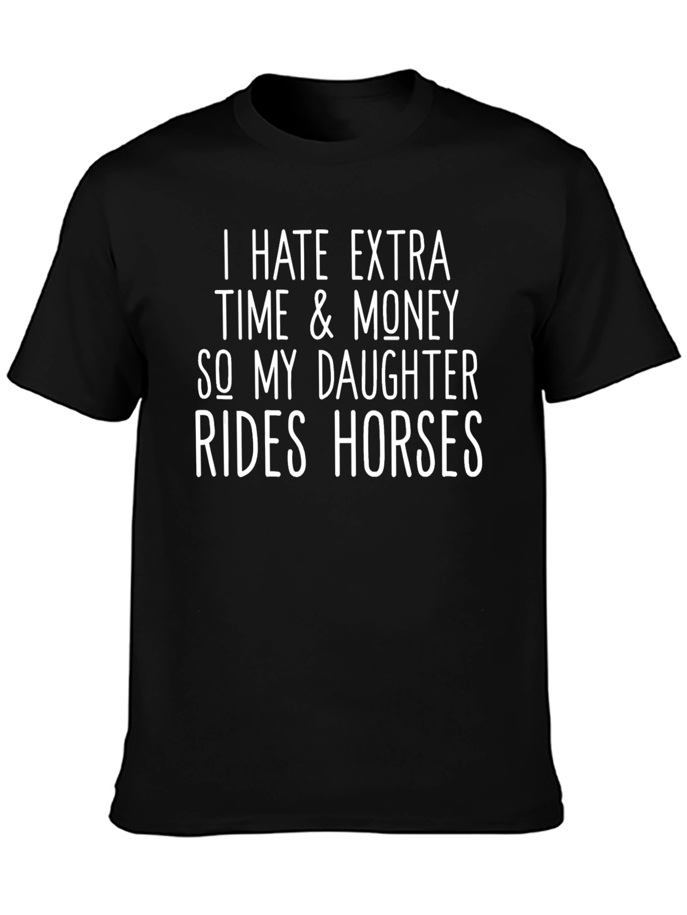 Humorous Horse Riding Dad T-Shirt