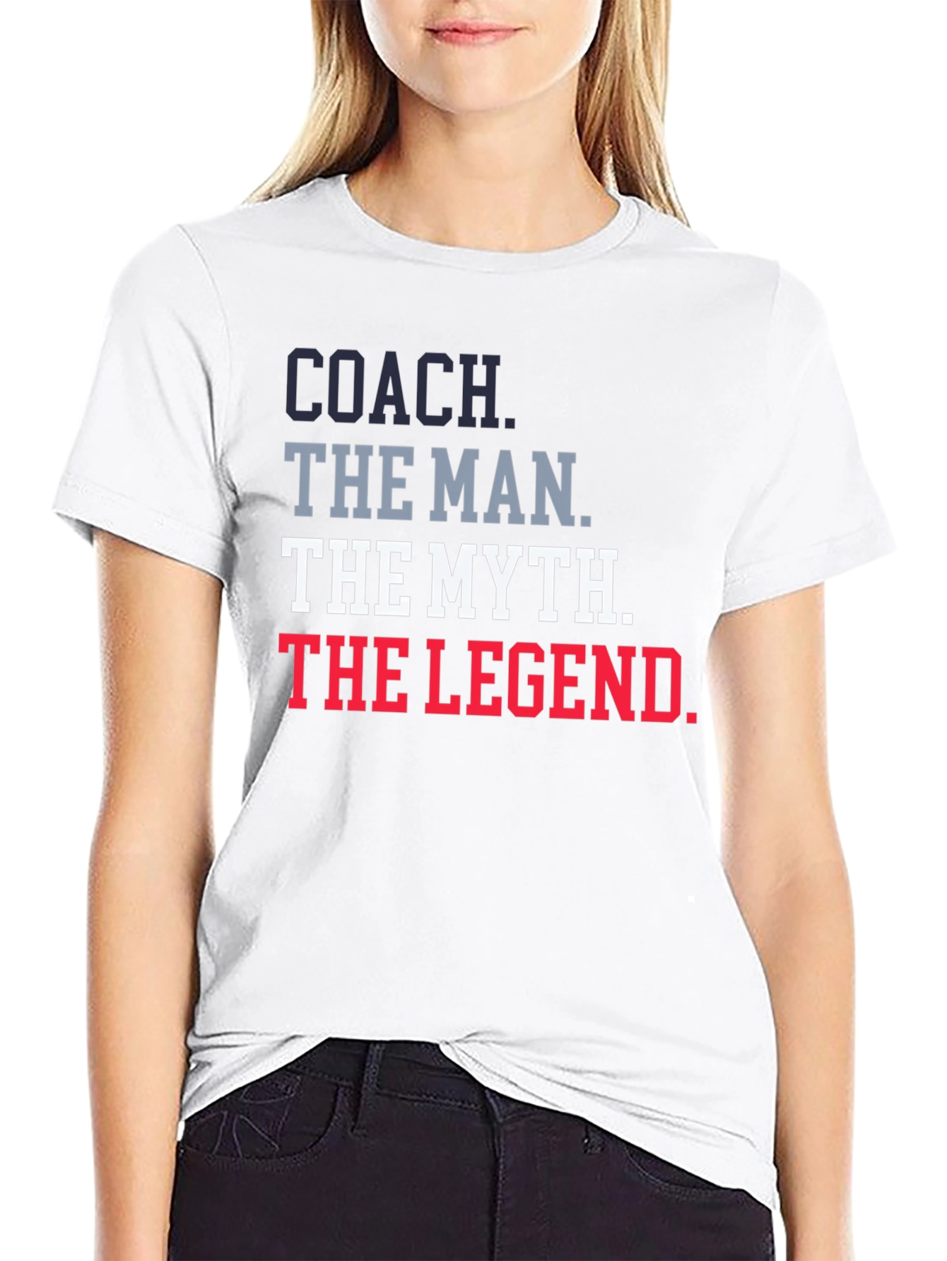 Coach The Man The Myth The Legend Graphic T-Shirt