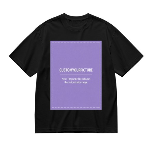Custom Double?Sided Printed Short Sleeve T?Shirt | Personalized Front & Back Tee, Single Unit