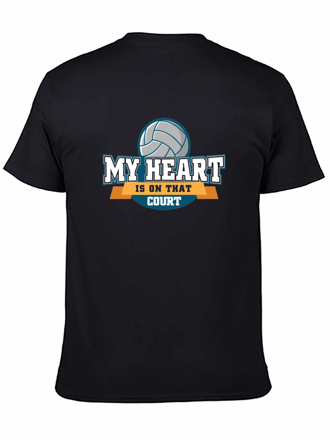 My Heart Is On That Court Volleyball T-Shirt