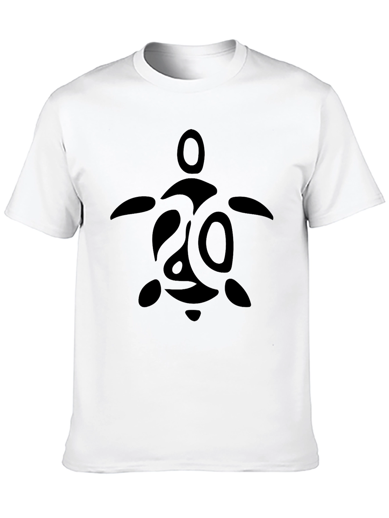 Tribal Turtle Graphic Tee - Black