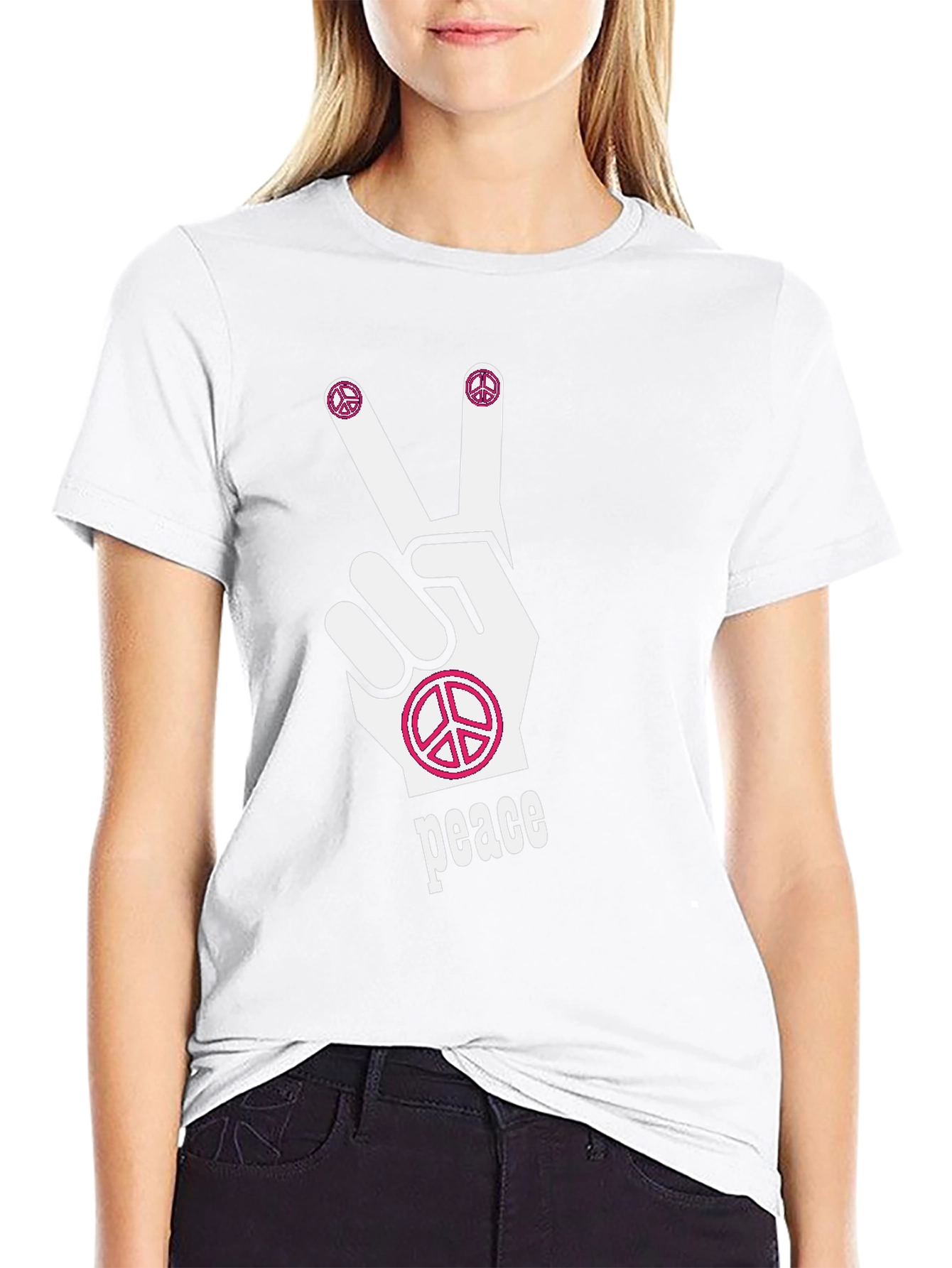 Peace Sign T-Shirt: Hippie Style