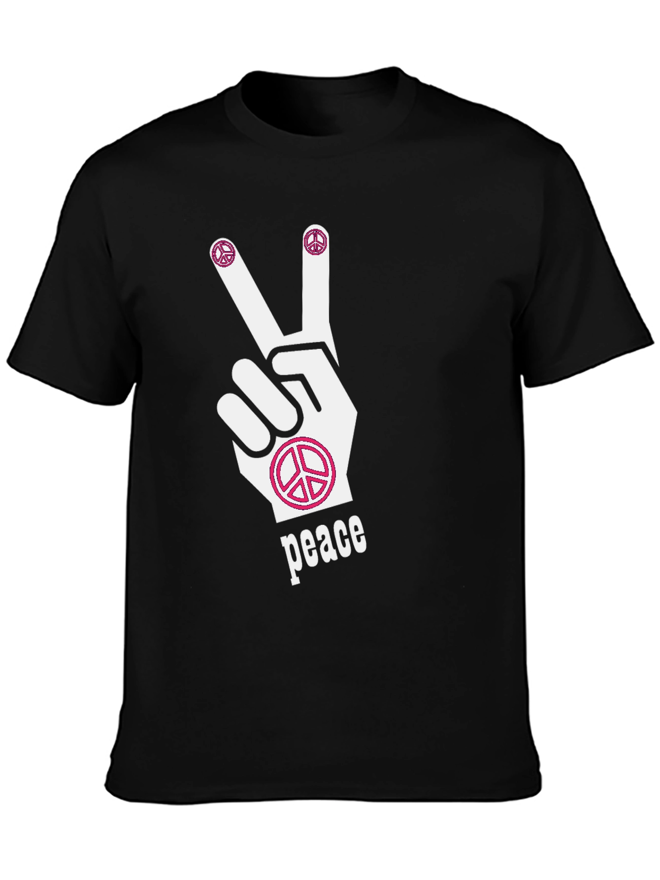 Peace Sign T-Shirt: Hippie Style