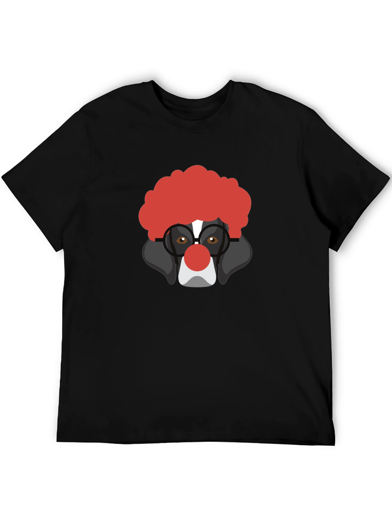 Clown Dog Graphic Tee - Black T-Shirt