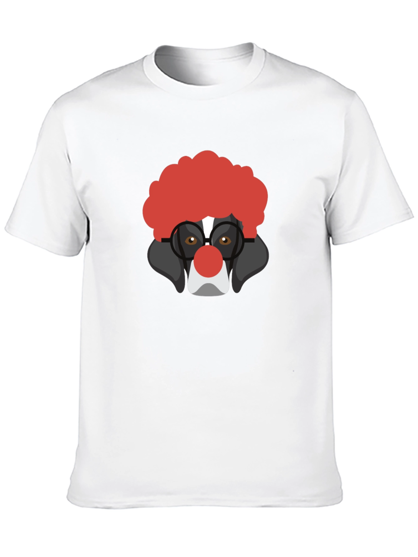 Clown Dog Graphic Tee - Black T-Shirt