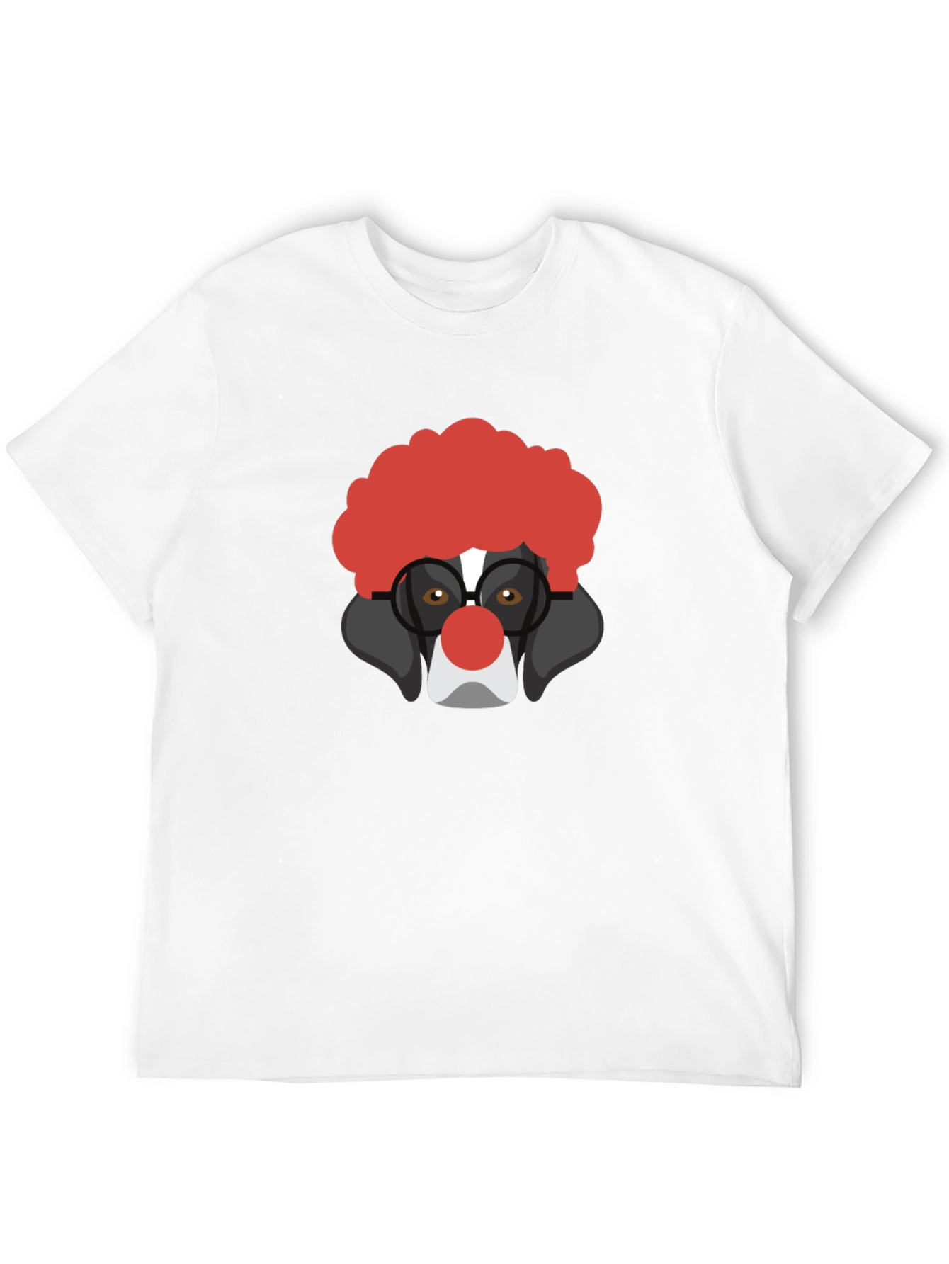 Clown Dog Graphic Tee - Black T-Shirt