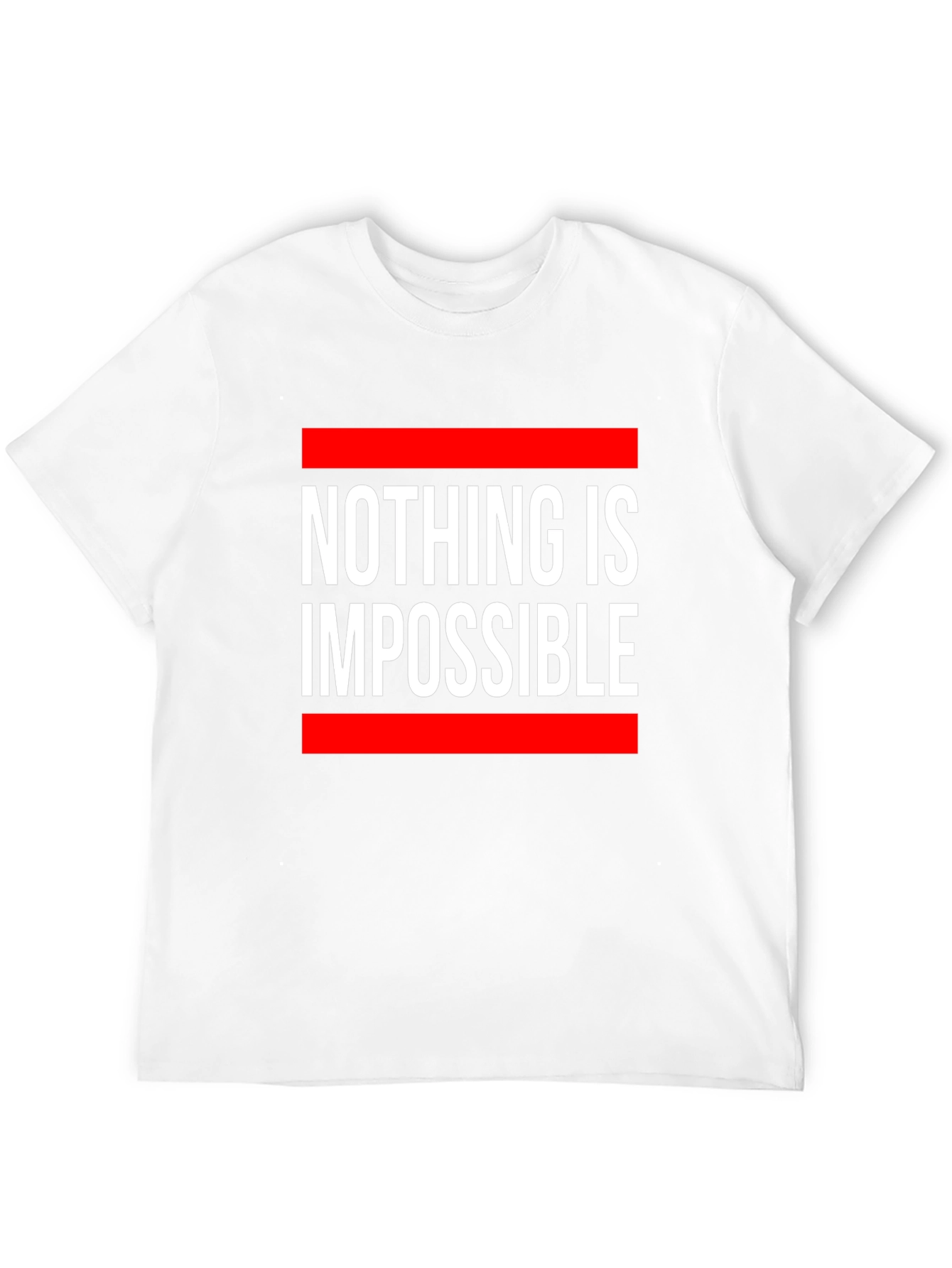Motivational Nothing Is Impossible Graphic T-Shirt