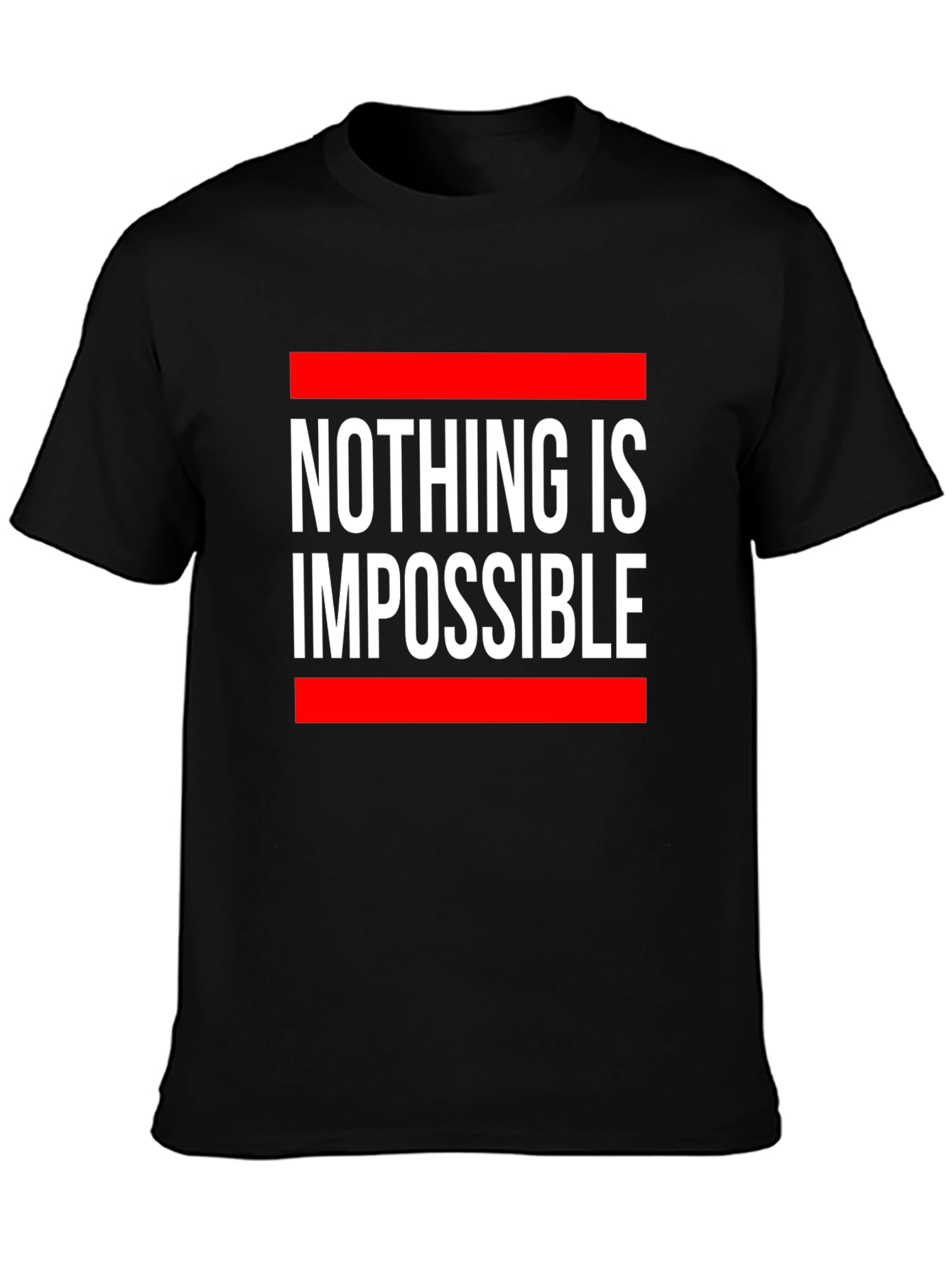 Motivational Nothing Is Impossible Graphic T-Shirt