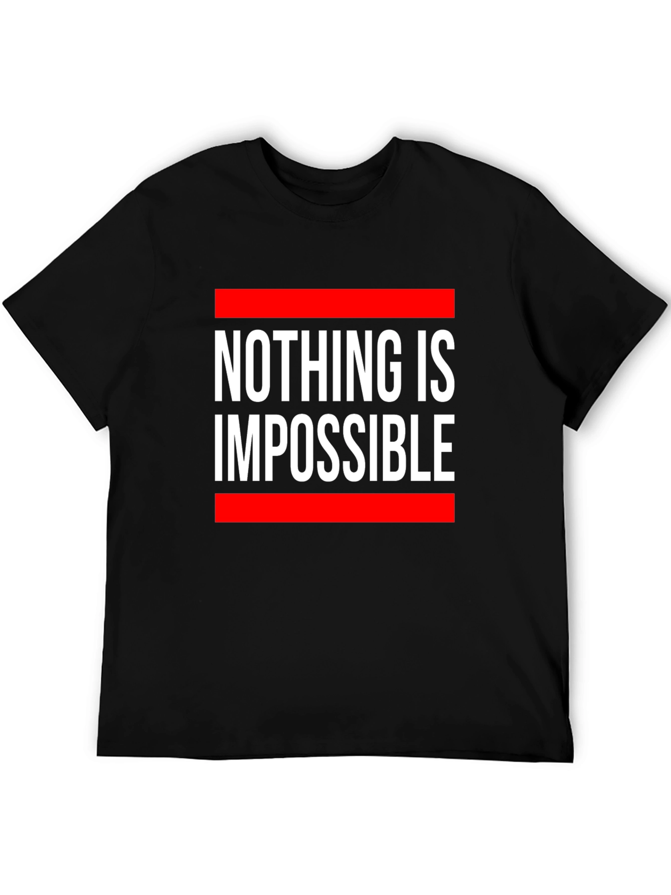 Motivational Nothing Is Impossible Graphic T-Shirt