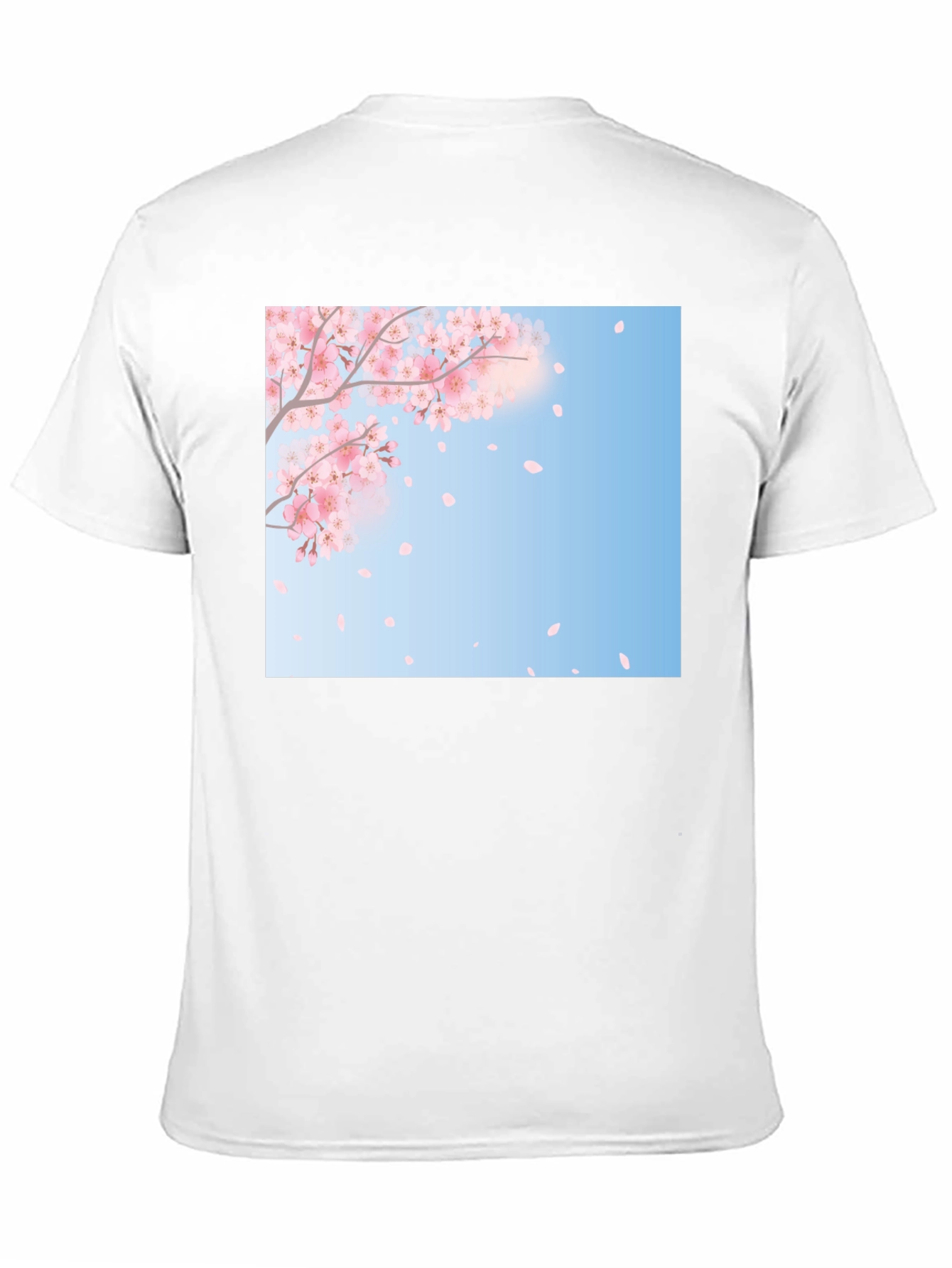 Cherry Blossom Graphic Tee - Stylish Black T-Shirt