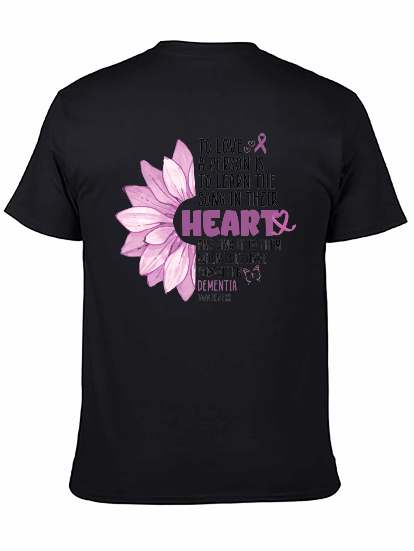 Dementia Awareness Heart Song T-Shirt