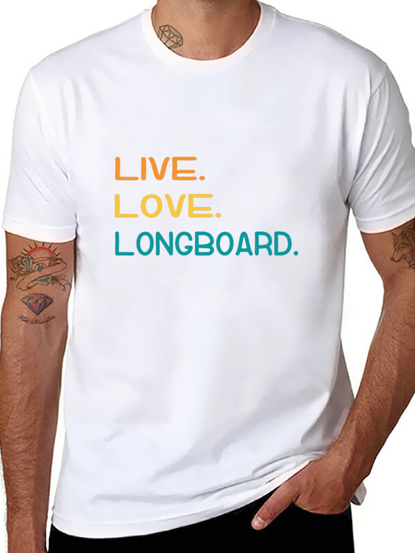 Live Love Longboard Graphic Tee