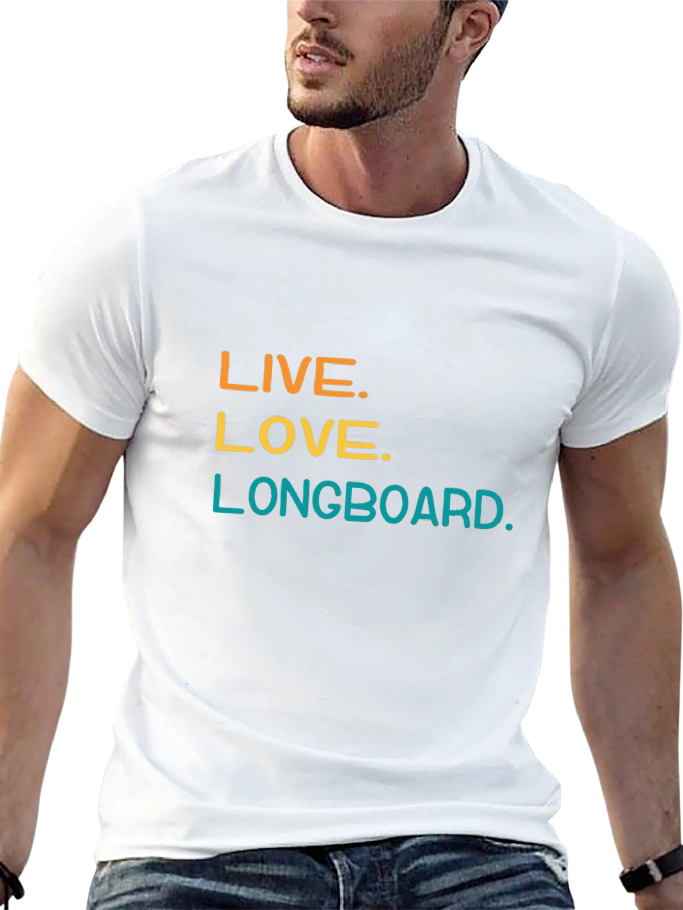 Live Love Longboard Graphic Tee