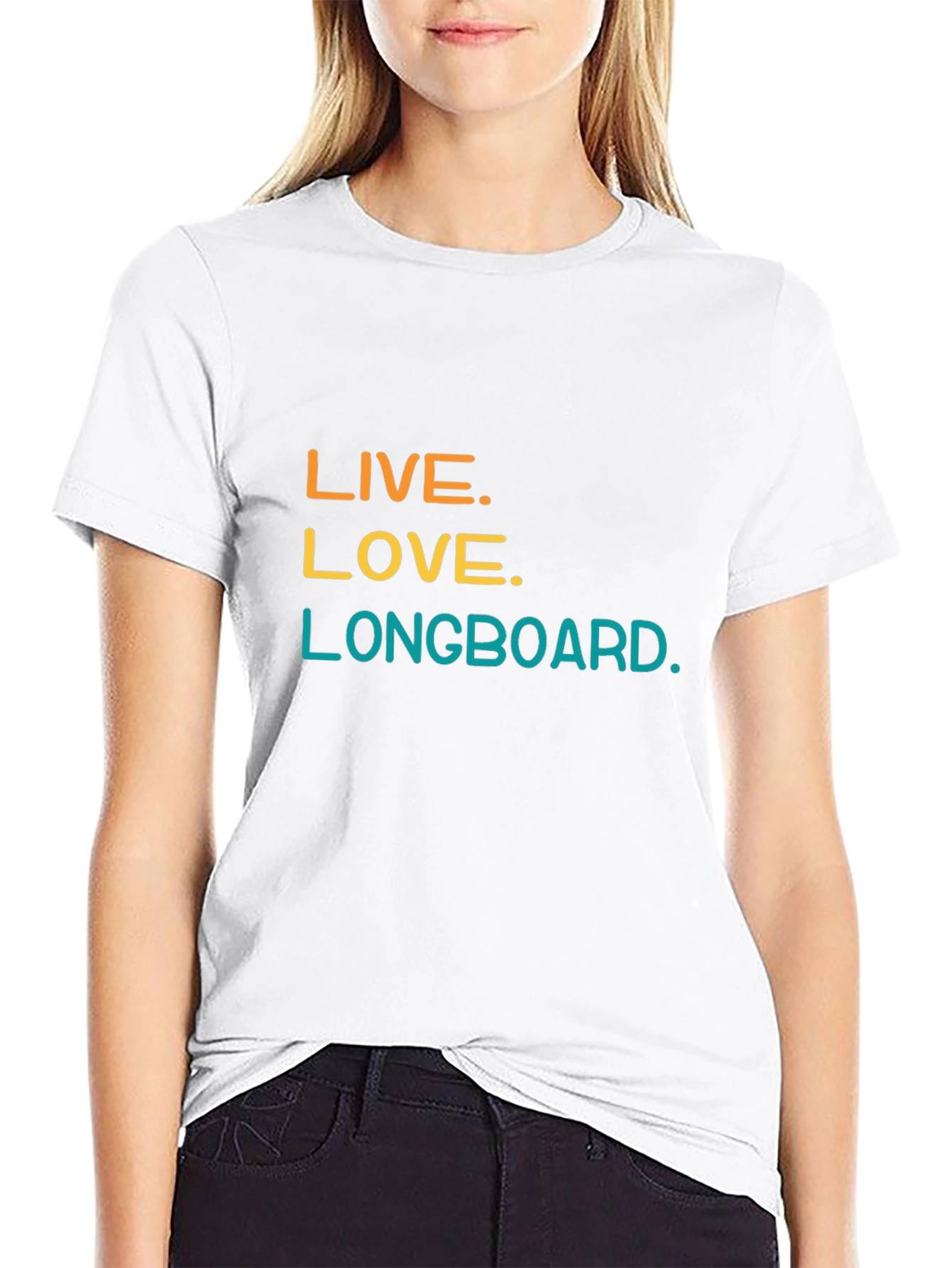 Live Love Longboard Graphic Tee