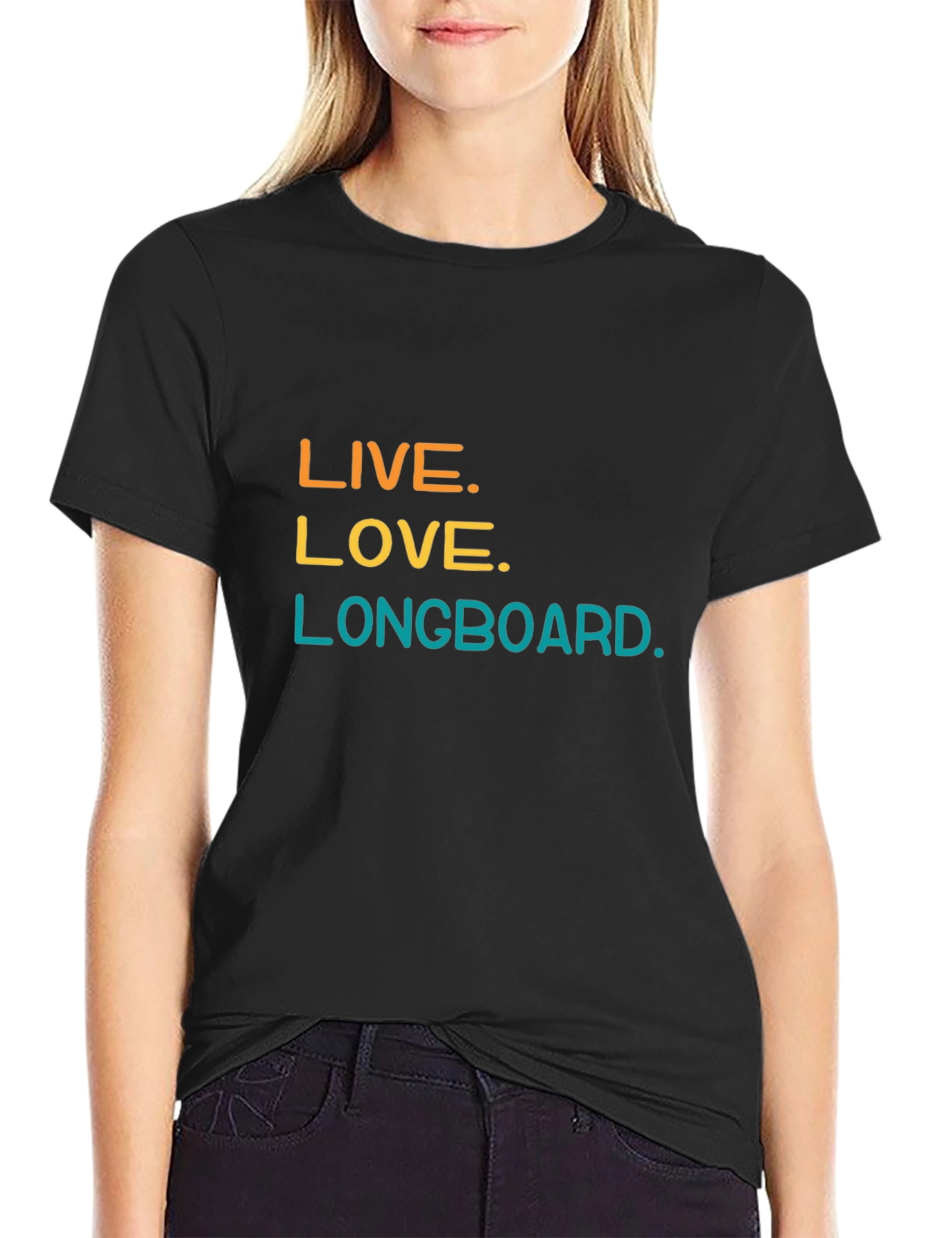 Live Love Longboard Graphic Tee
