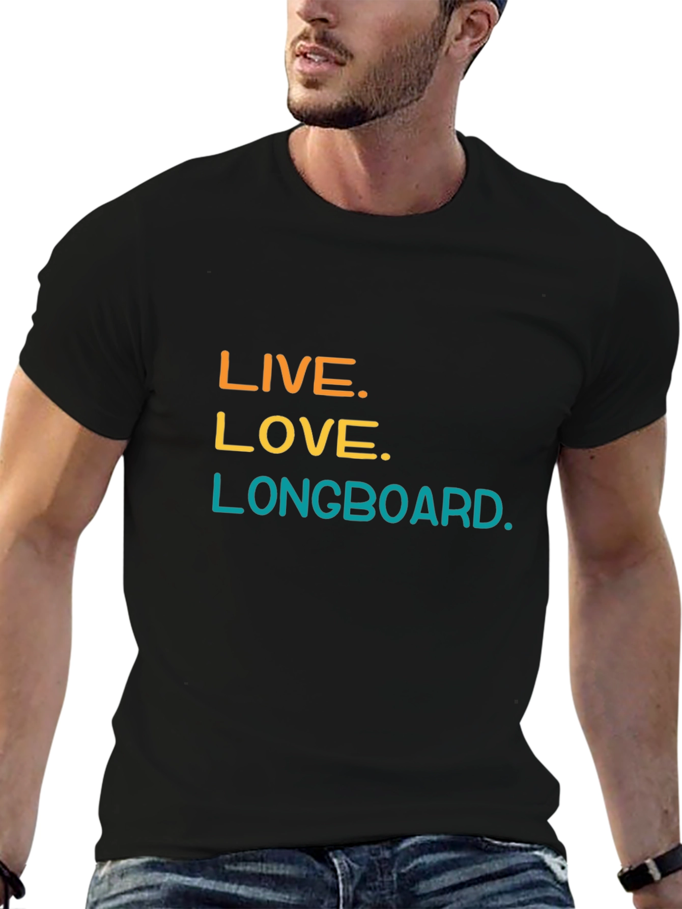 Live Love Longboard Graphic Tee