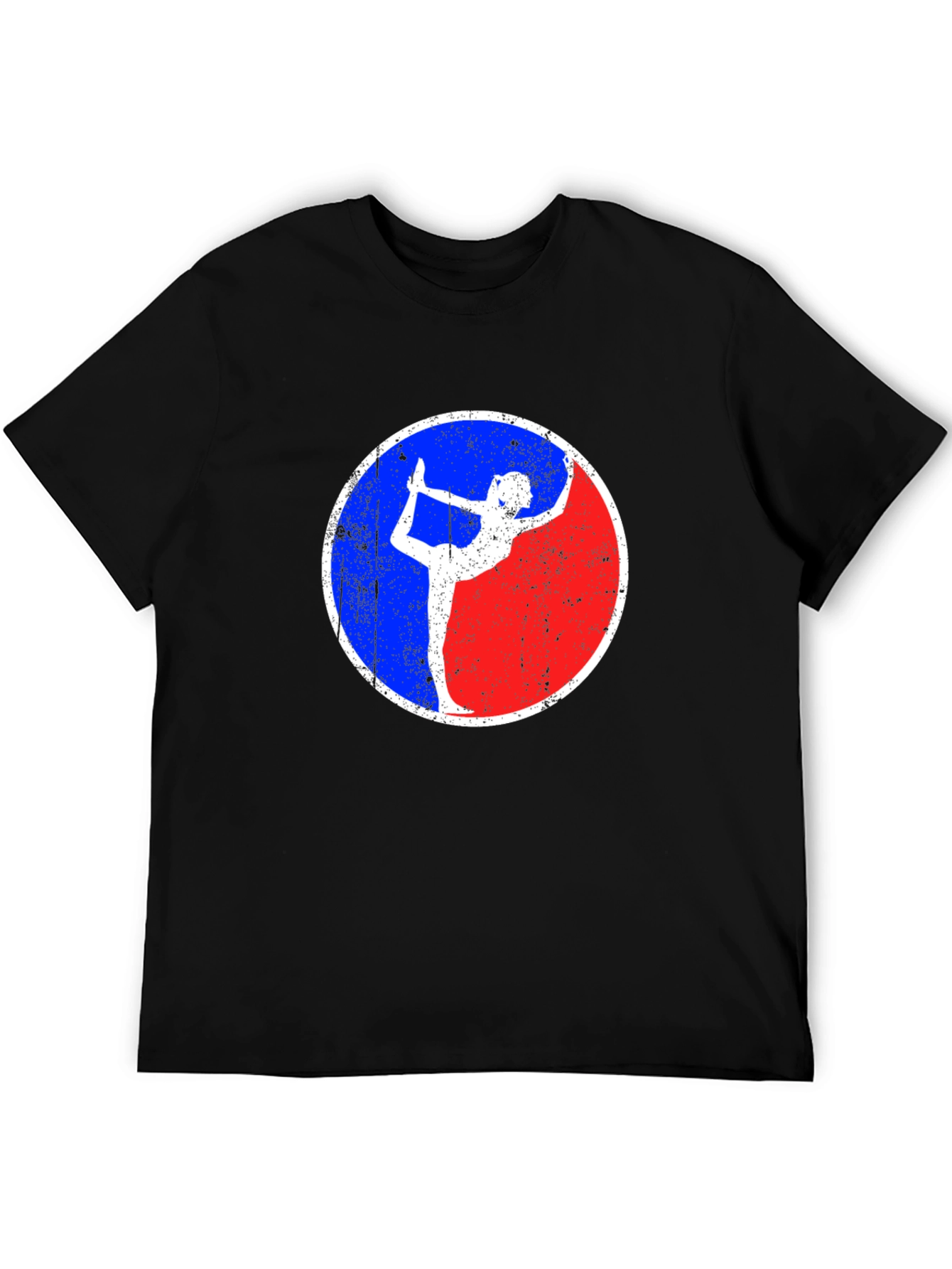 Yoga Pose Graphic Tee - Black