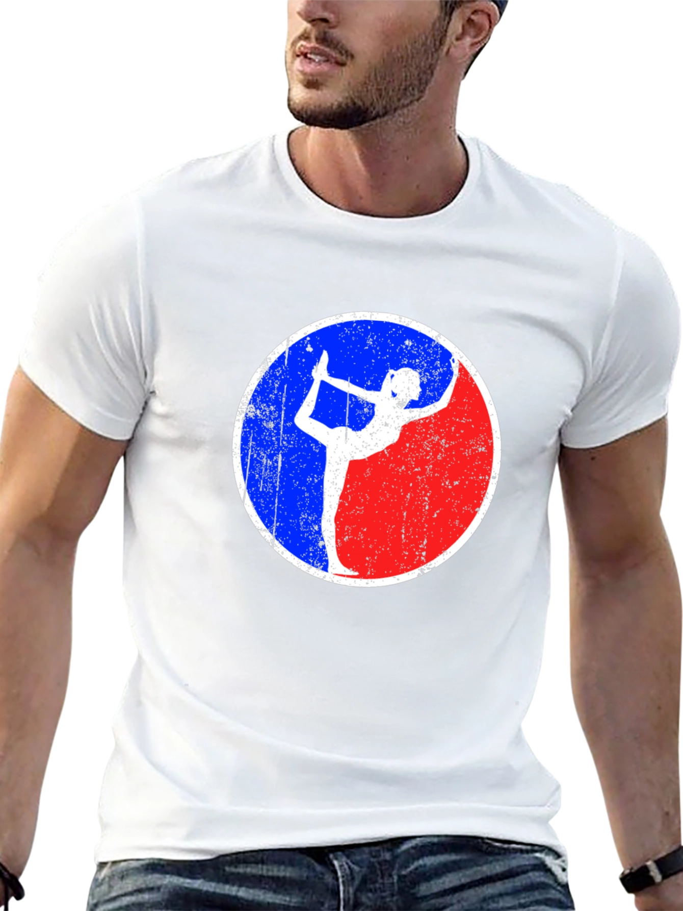 Yoga Pose Graphic Tee - Black
