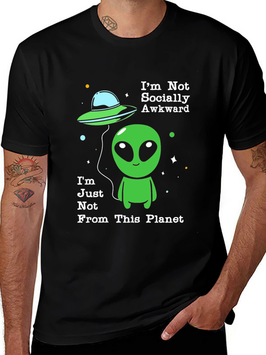 Alien Graphic T-Shirt - Not From This Planet