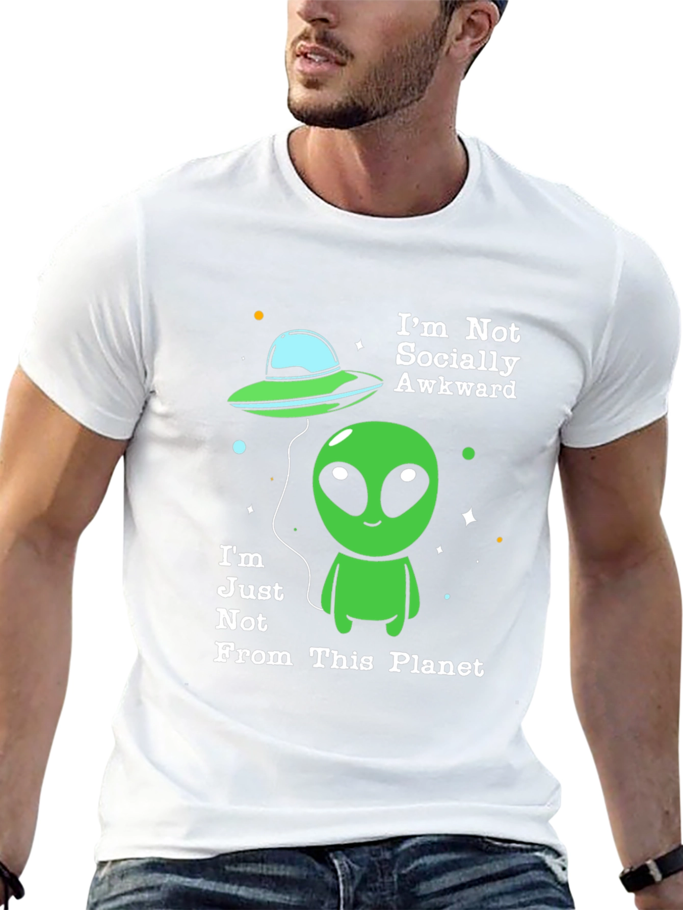 Alien Graphic T-Shirt - Not From This Planet