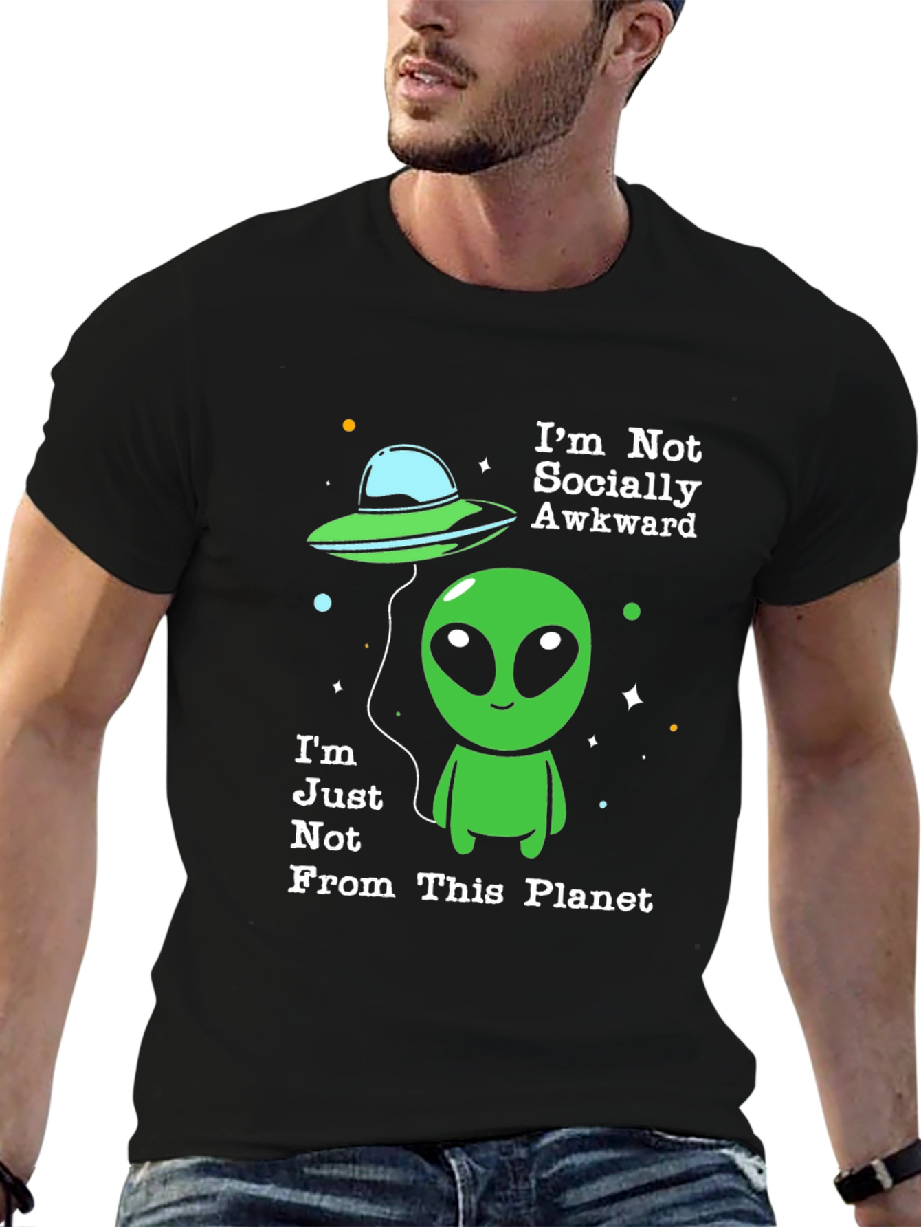 Alien Graphic T-Shirt - Not From This Planet