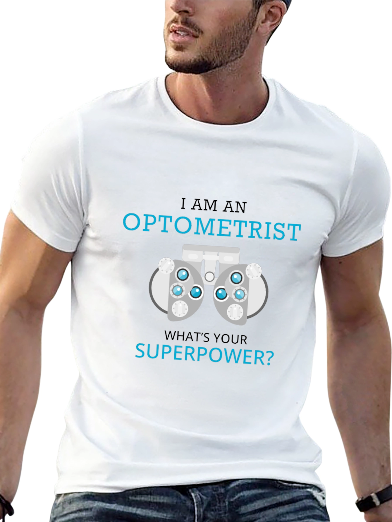 Optometrist Superpower T-Shirt - Eye Exam Humor
