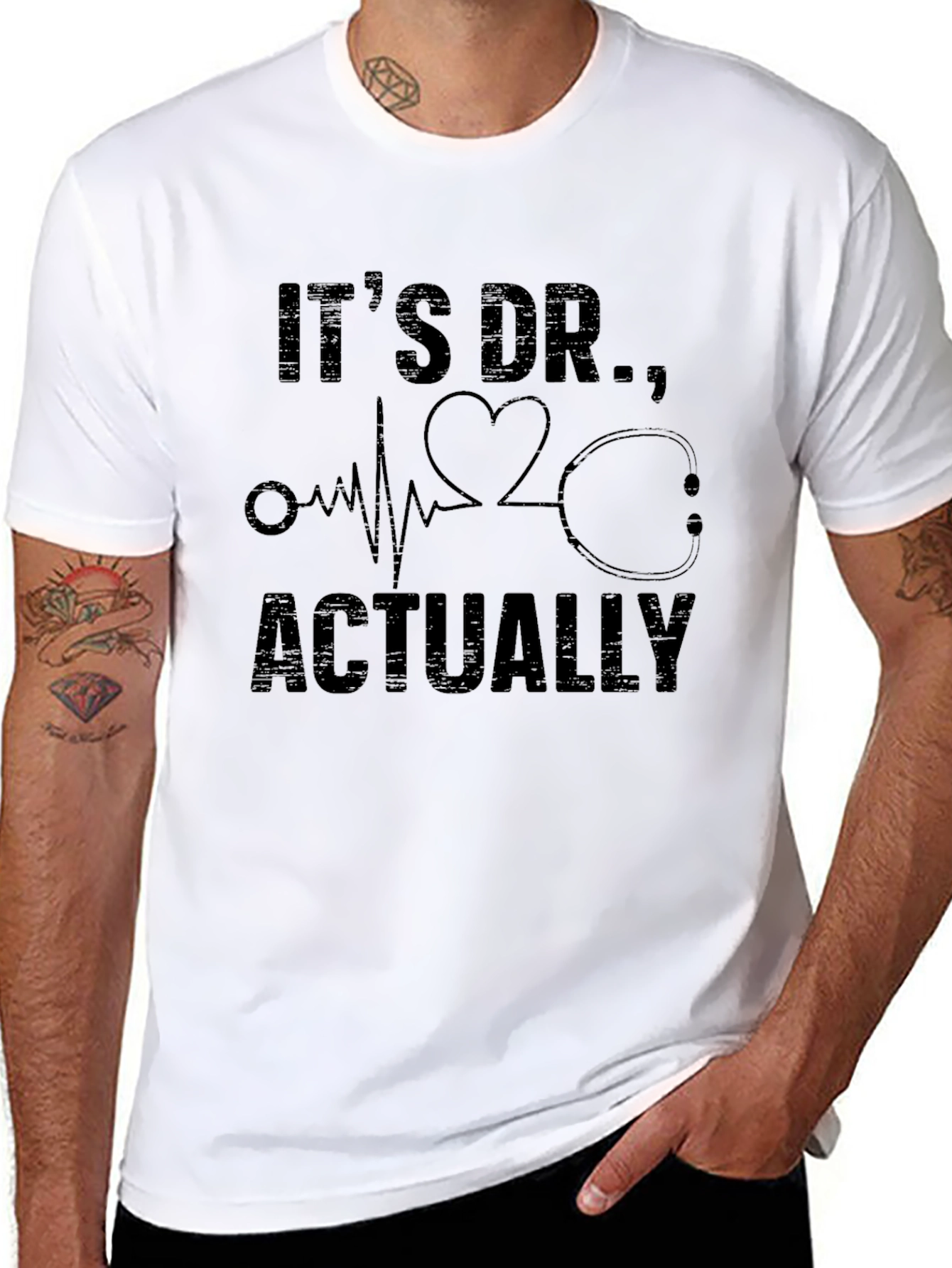 Its Dr. Actually T-Shirt - Medical Doctor Gift