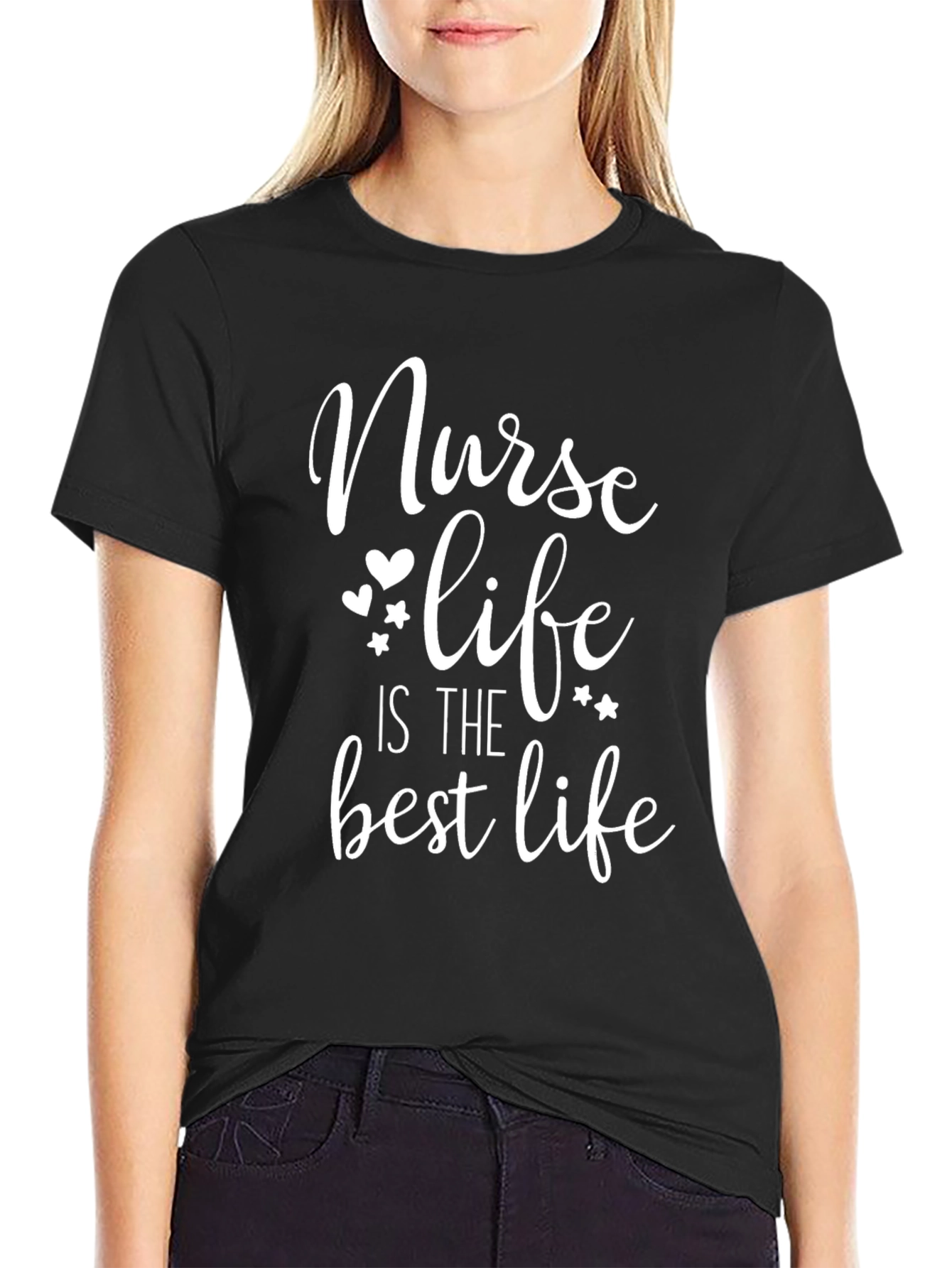 Nurse Life Best Life T-Shirt - Black