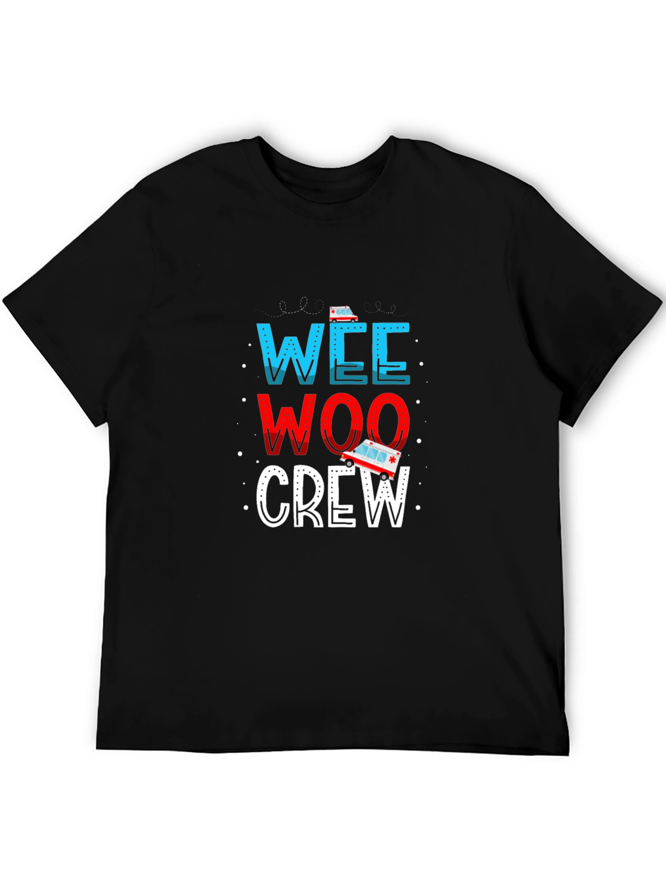 Wee Woo Crew T-Shirt - Ambulance Design