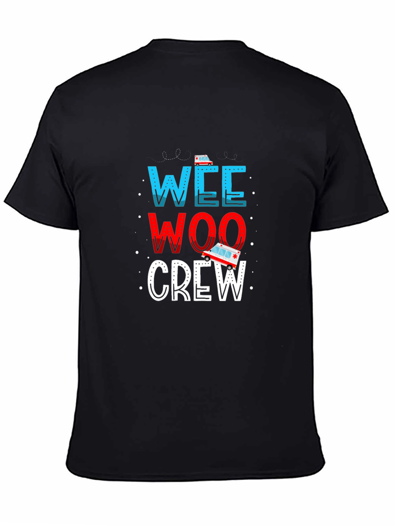 Wee Woo Crew T-Shirt - Ambulance Design