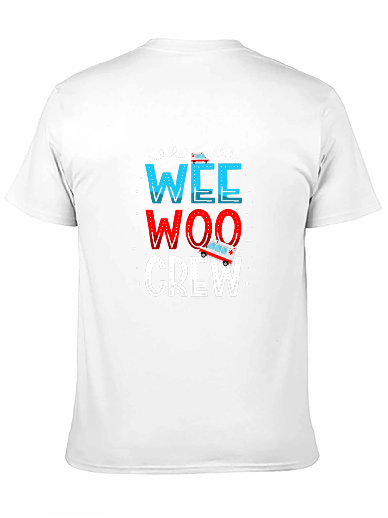 Wee Woo Crew T-Shirt - Ambulance Design